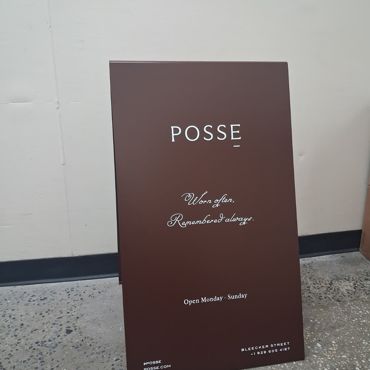 POSSE Brown Stainless Steel A-Frame