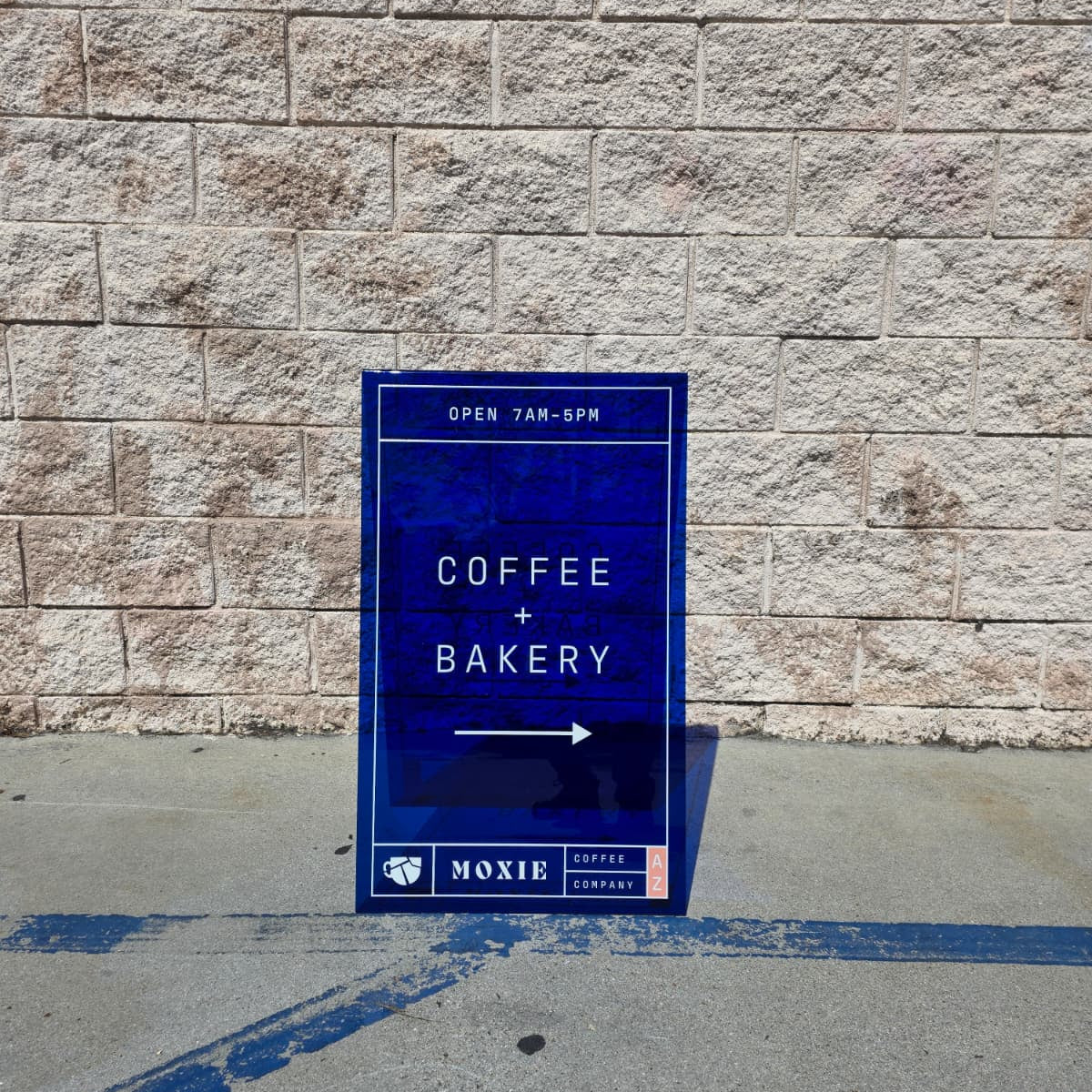 Transparent Acrylic A-Frame Sidewalk Sign