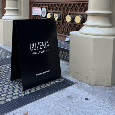 Black Stainless Steel Sign Pop Up