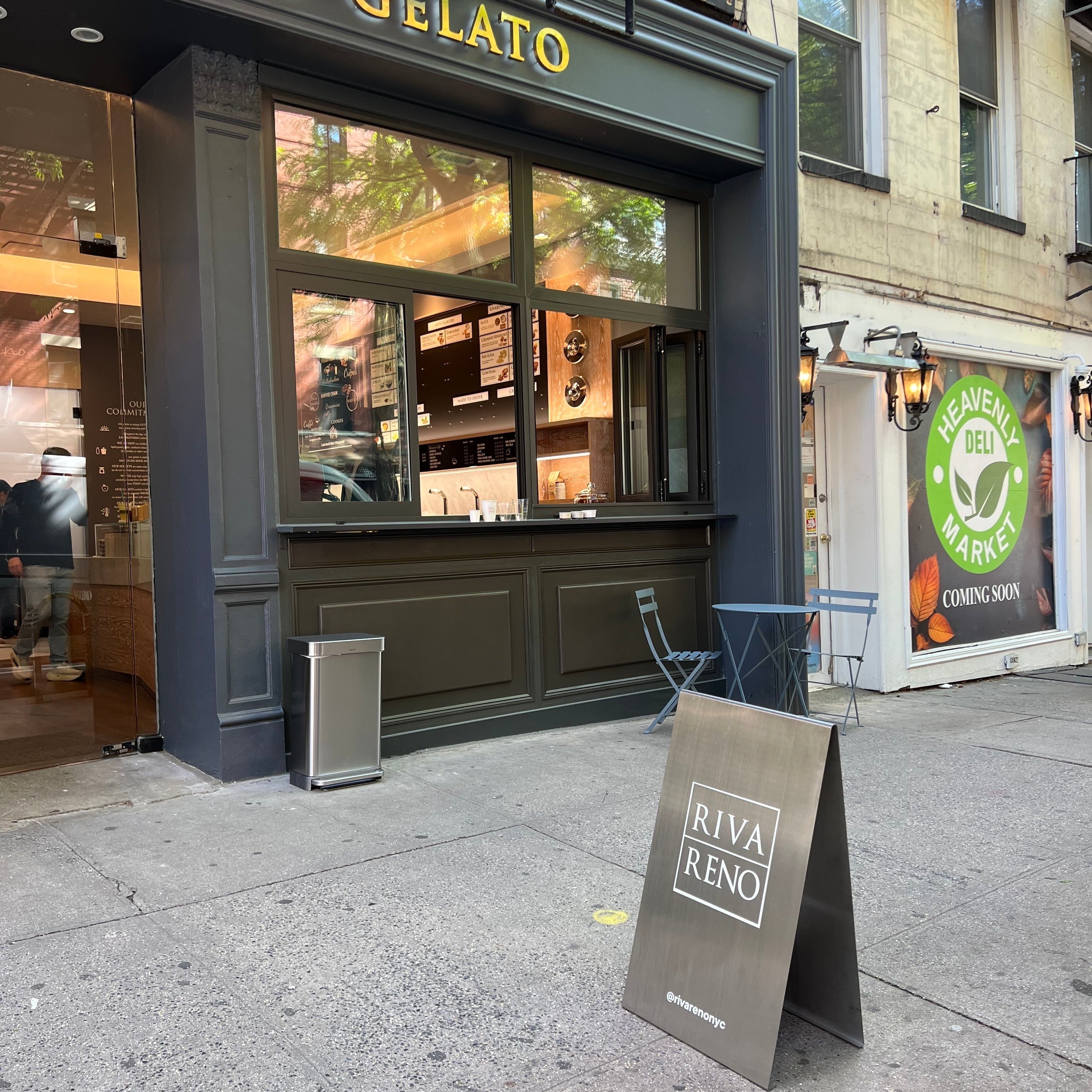 Rivareno - Soho New York, Sidewalk Signs