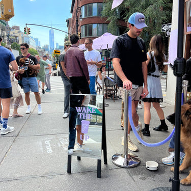 Lemme x Fellini Collab Mirrored A Frame Sidewalk Sign