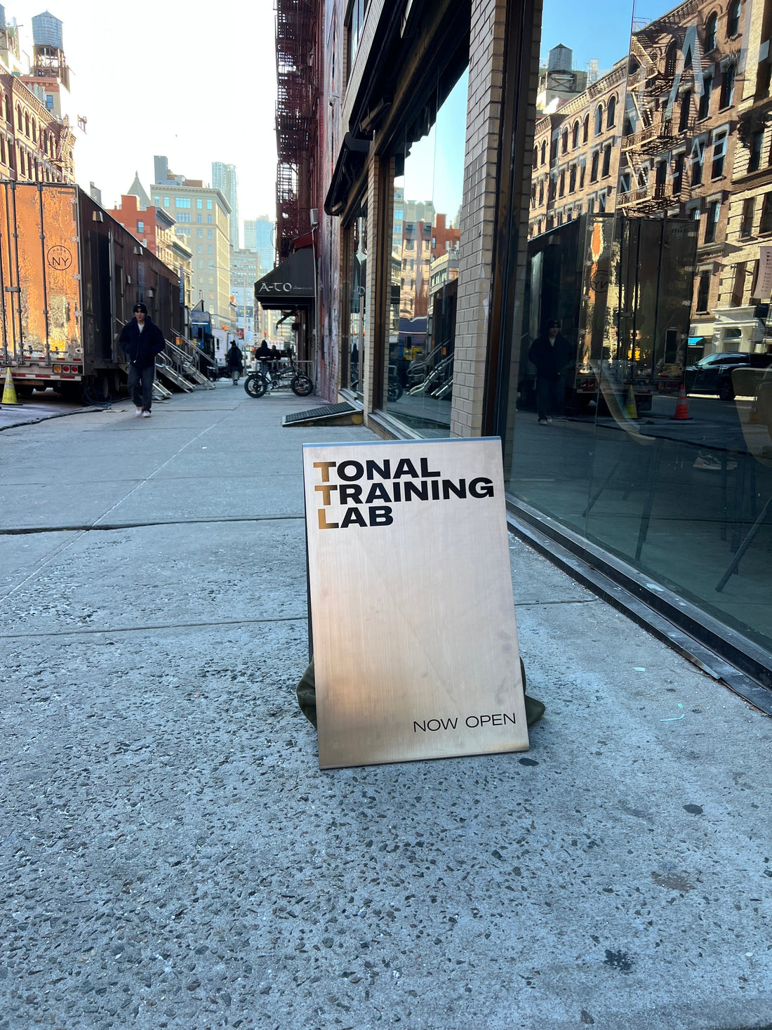 Tonal Training Lab Sidewalk Sign