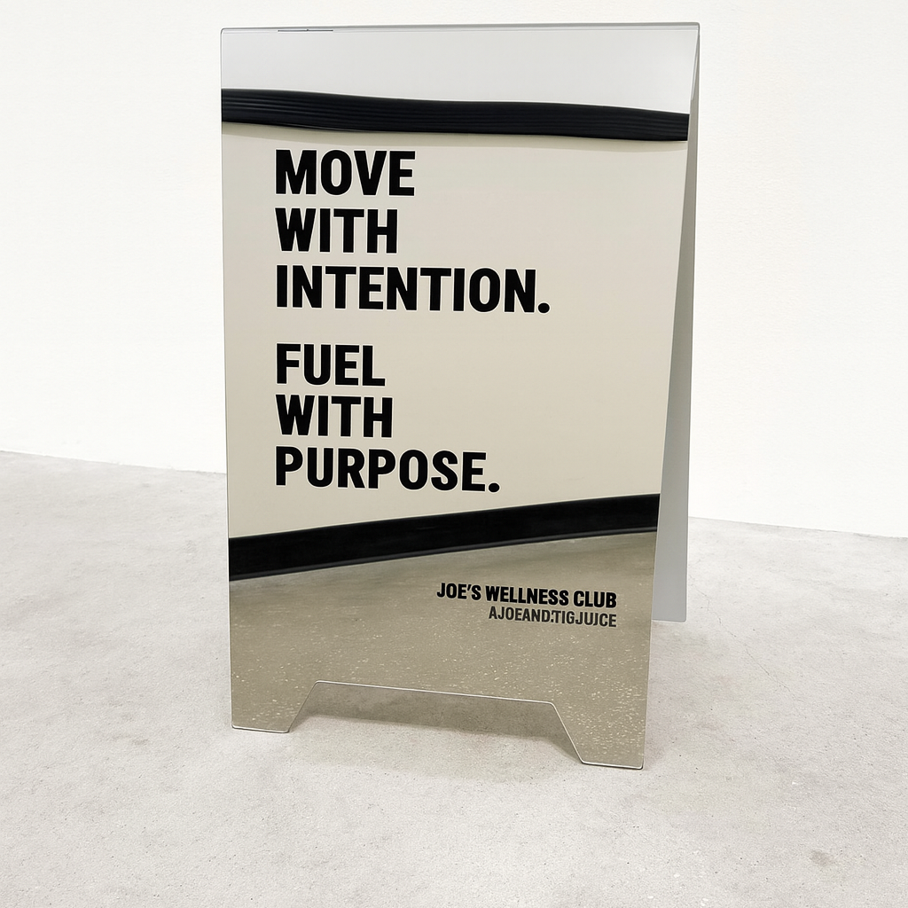 Joe and the Juice - New York, Sidewalk Signs