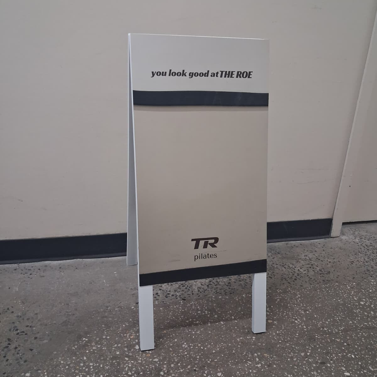 Mirrored A-Frame Sandwich Board Sign