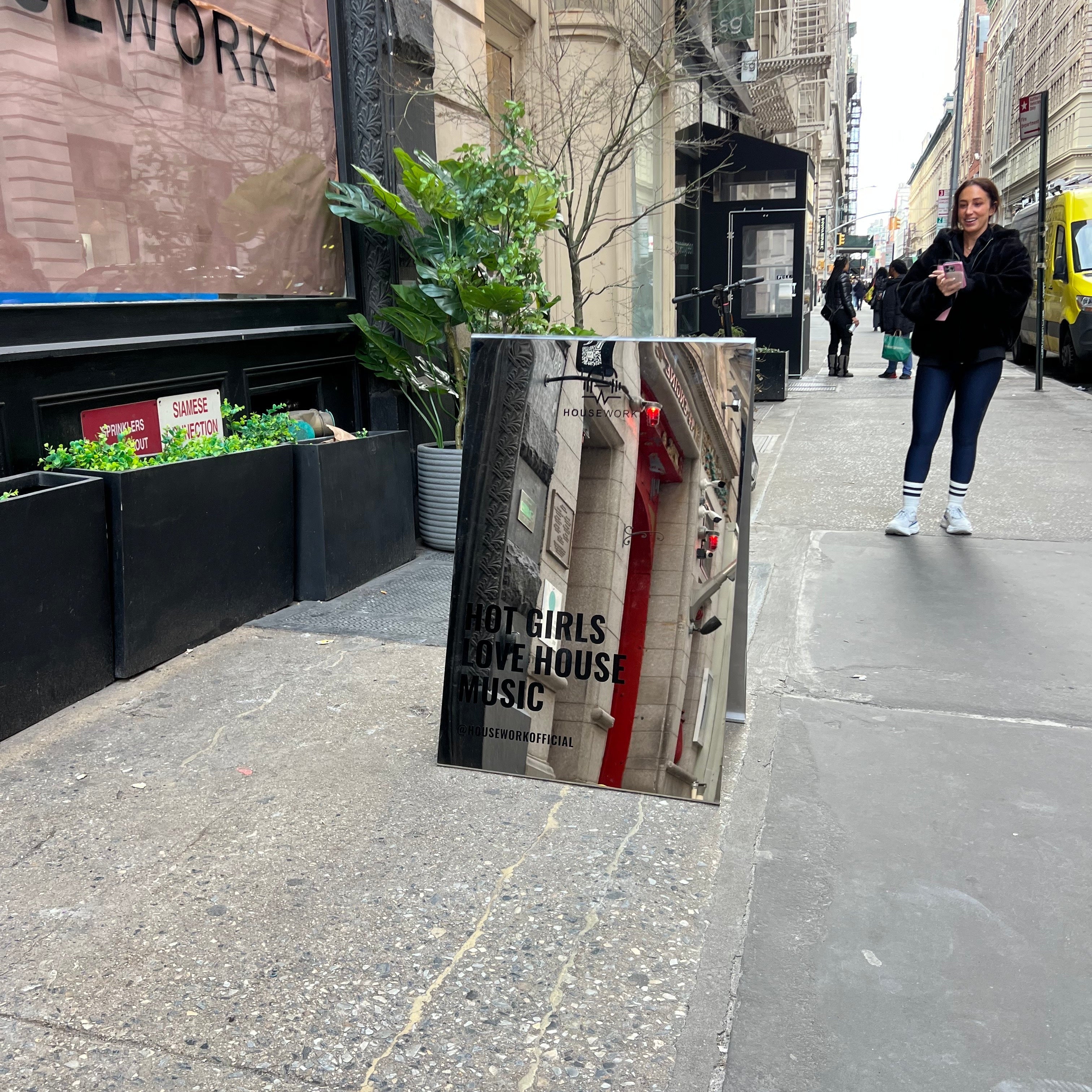 Housework - Flatiron, New York Sidewalk Sign