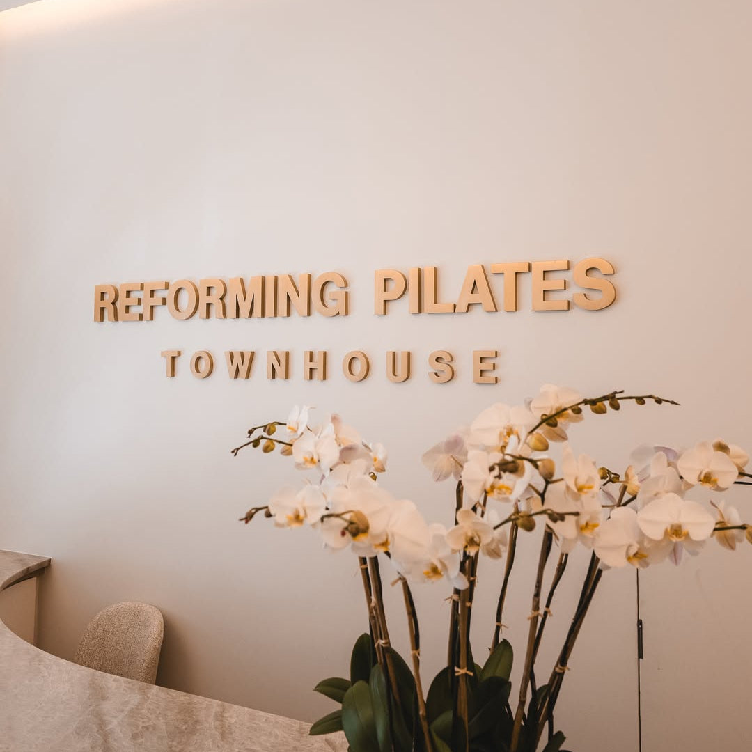 Reforming Pilates Studio - Brass Letters