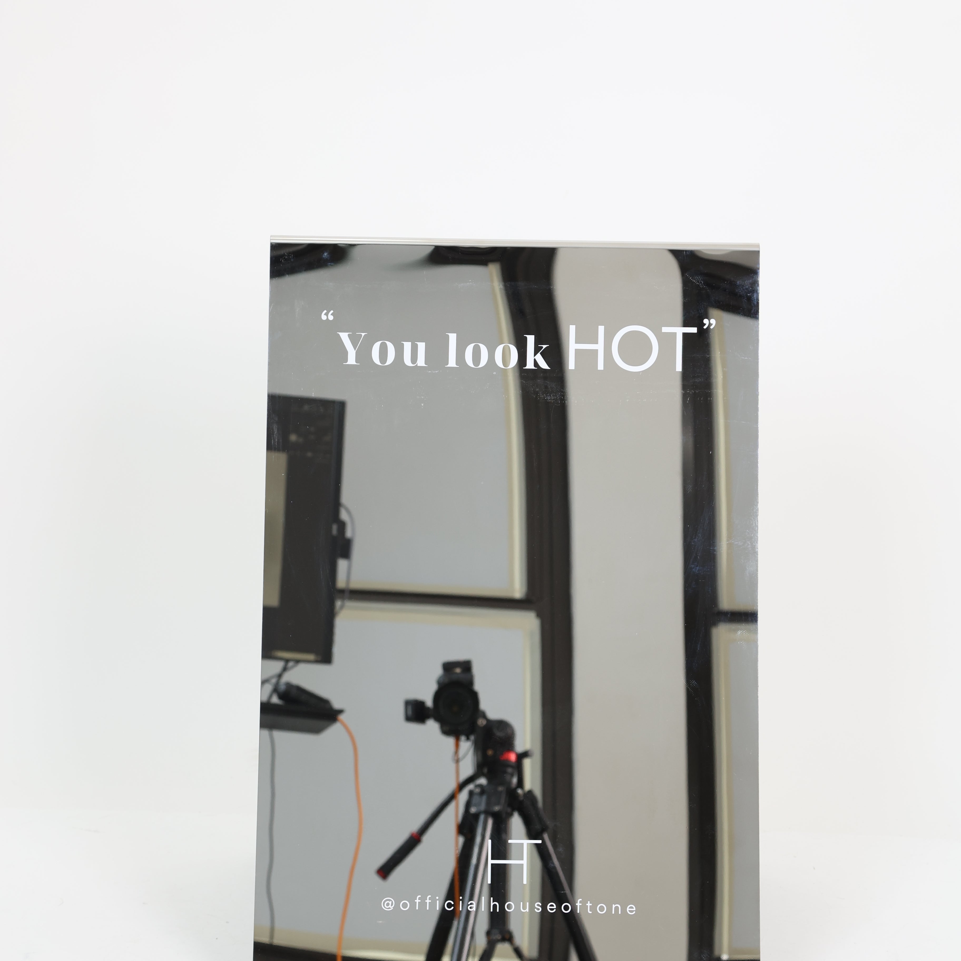 House of Tone - Mirrored Stainless Steel A-Frame Sidewalk Sign