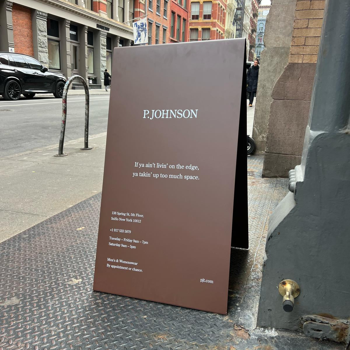 P. Johnson - Custom Sign