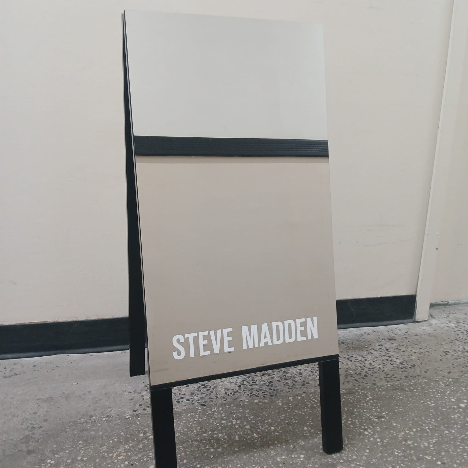 Mirrored A-Frame Sandwich Board Sign