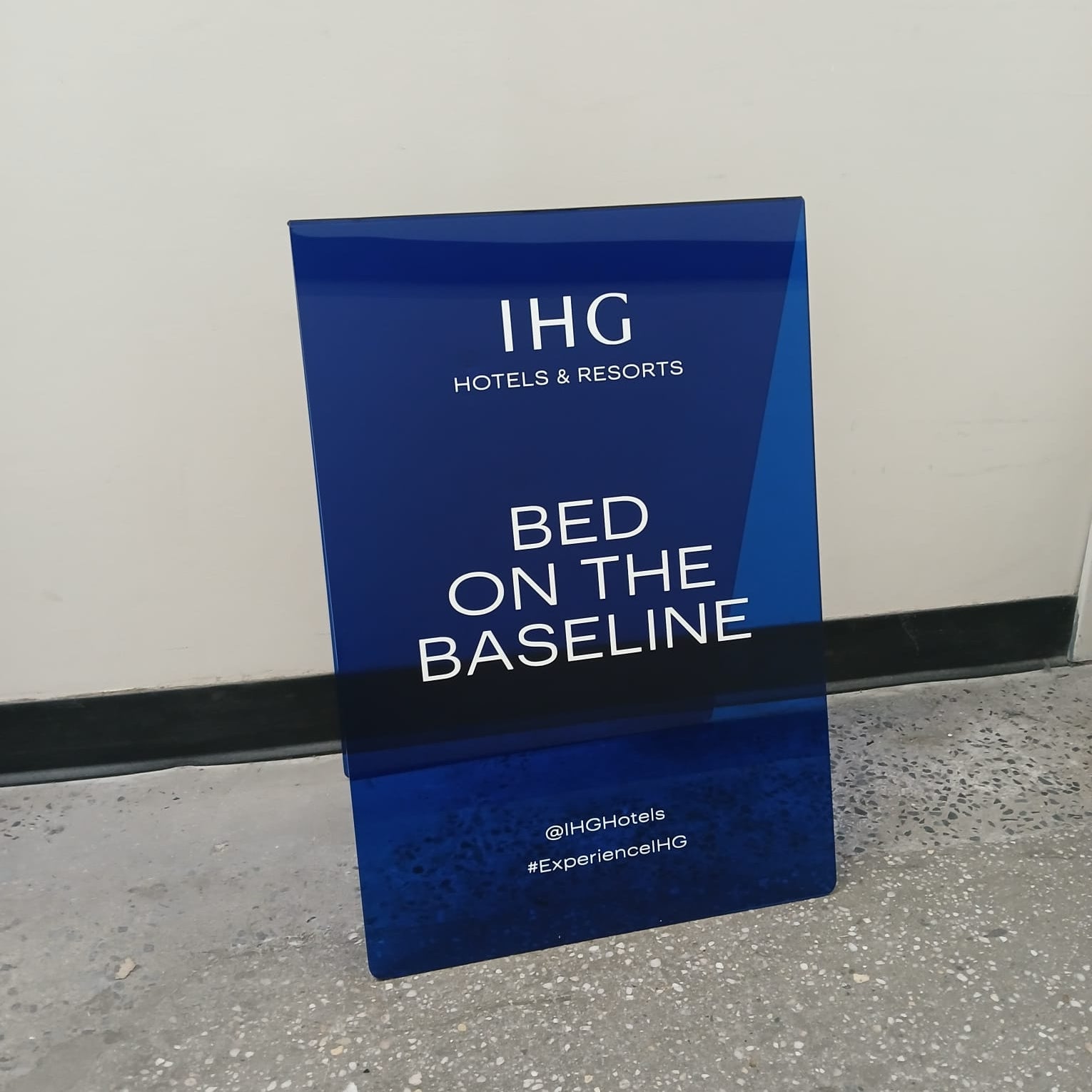 Transparent Acrylic A-Frame Sidewalk Sign