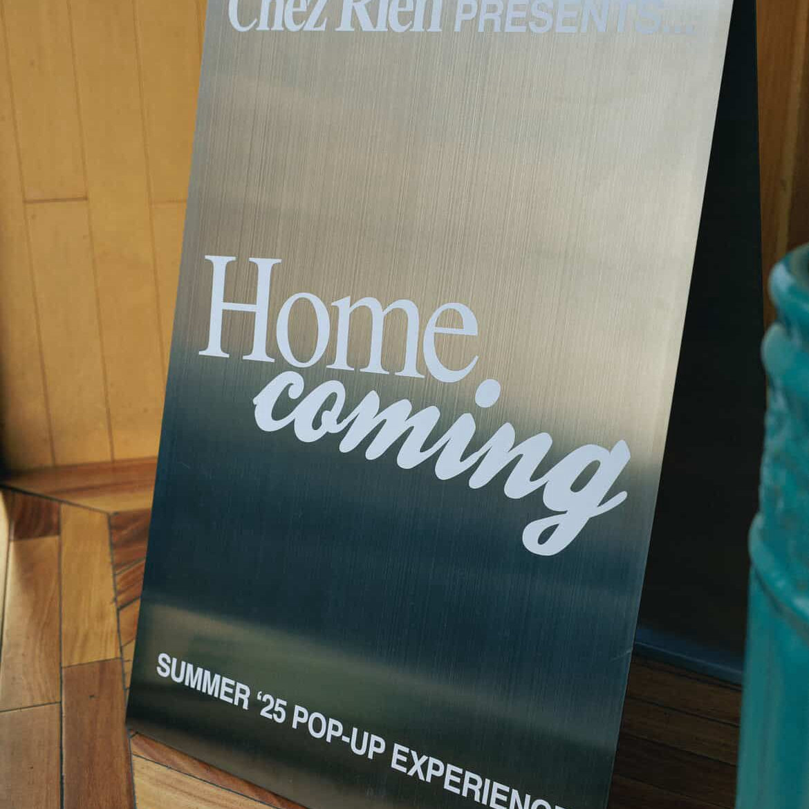 Brushed Stainless Steel A-Frame Sidewalk Sign