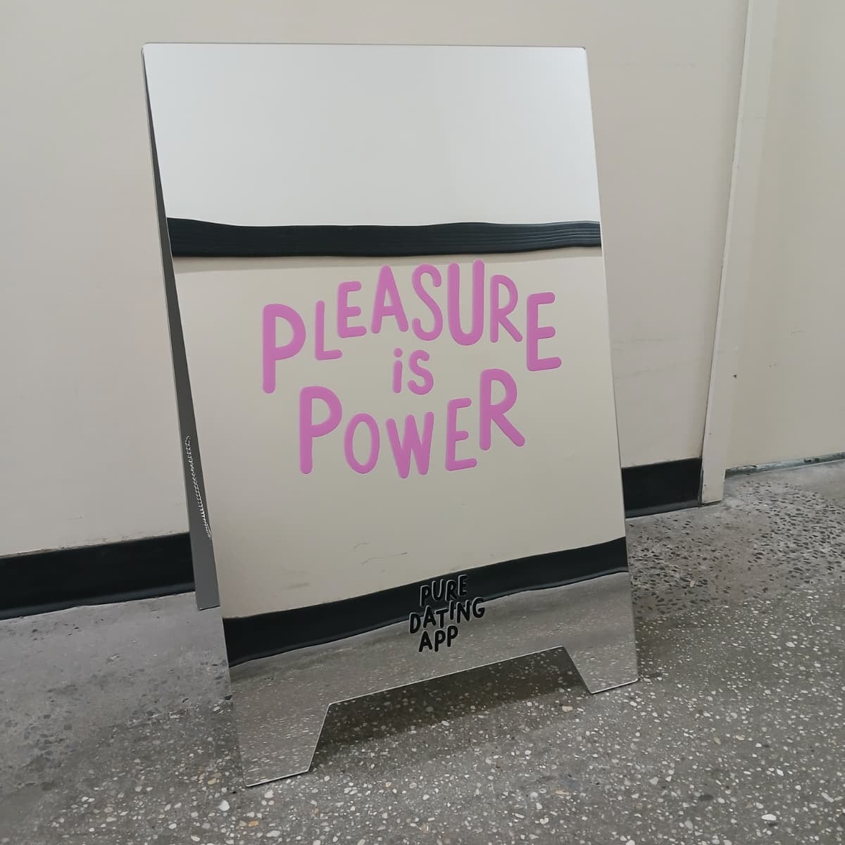 Mirrored Acrylic A-Frame Sandwich Board Sign