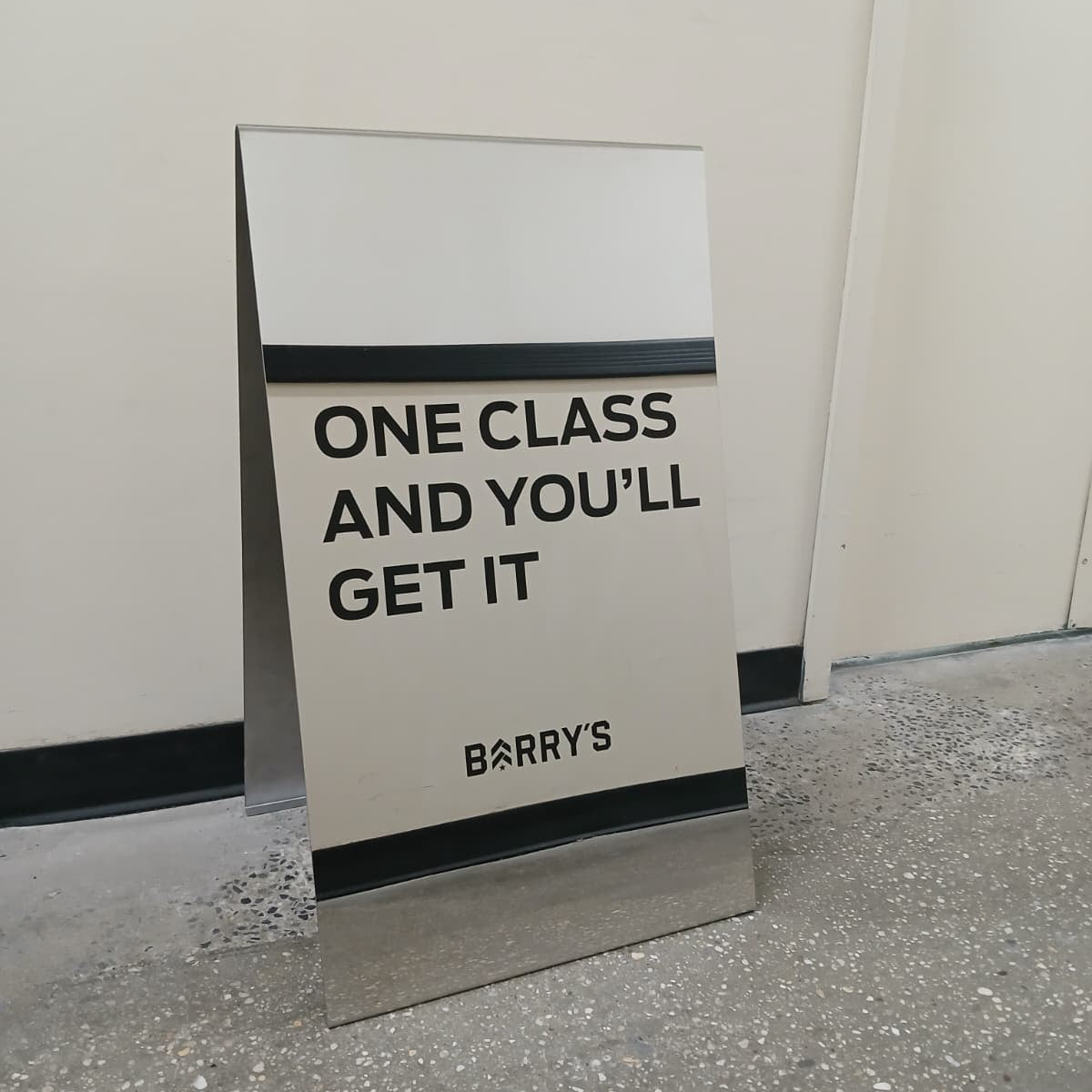 Brushed Stainless Steel A-Frame Sidewalk Sign