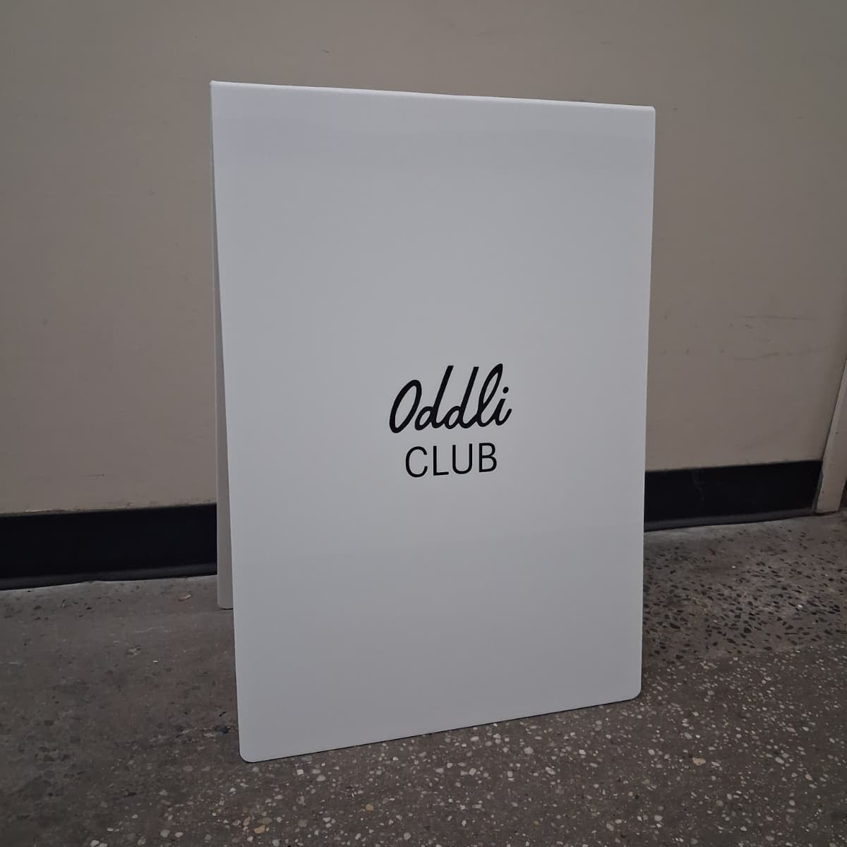 Opaque Acrylic A-Frame Sidewalk Sign