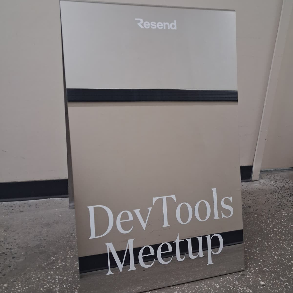 Mirrored Stainless Steel A-Frame Sidewalk Sign