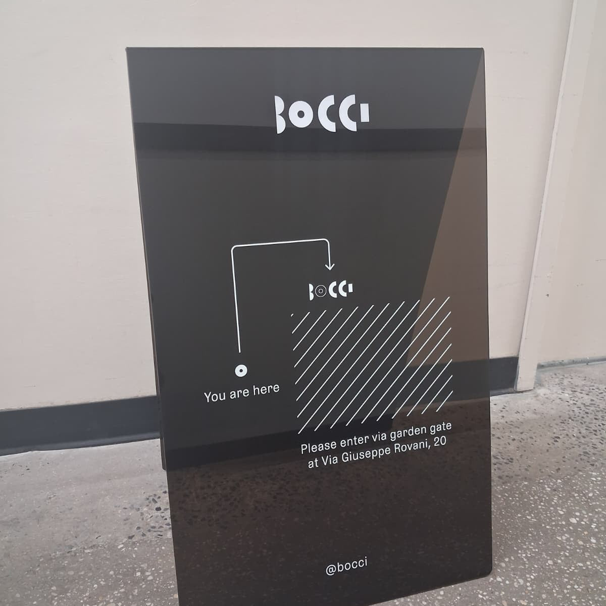 Transparent Acrylic A-Frame Sidewalk Sign
