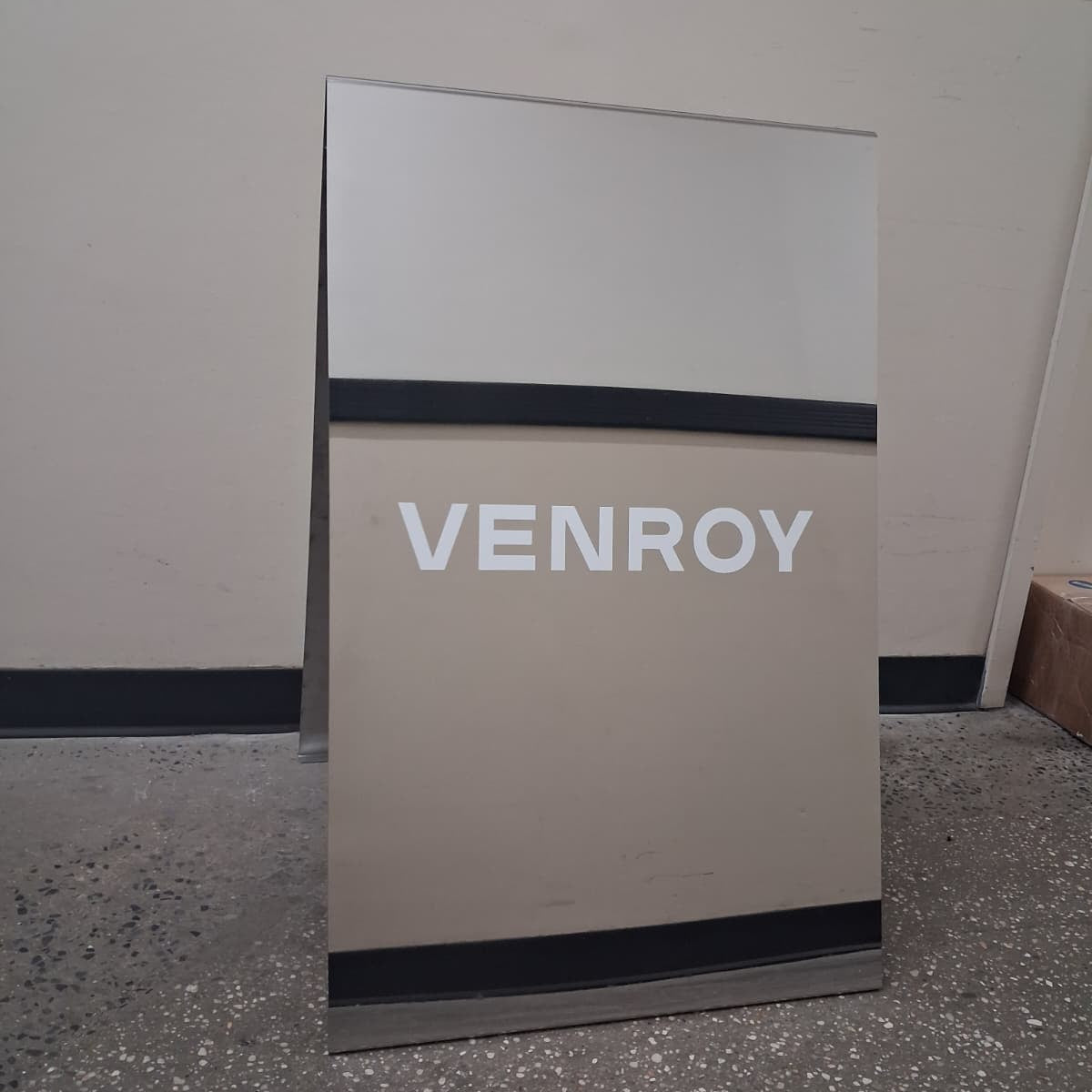 Custom Mirrored Stainless Steel A-Frame Sidewalk Sign