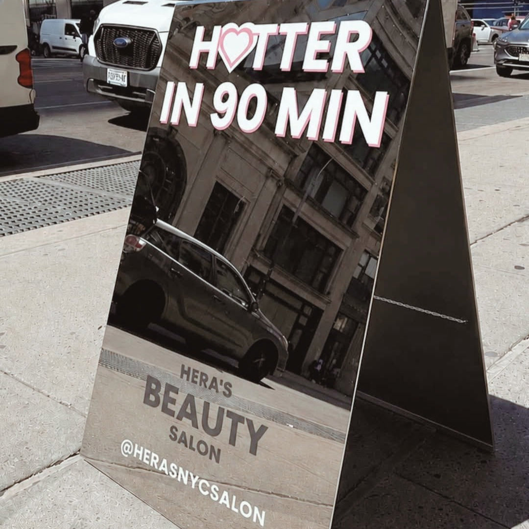 10 Mirrored Sidewalk Sign Ideas for Modern Businesses