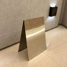#5 Mirrored Stainless Steel A Frame Front Side