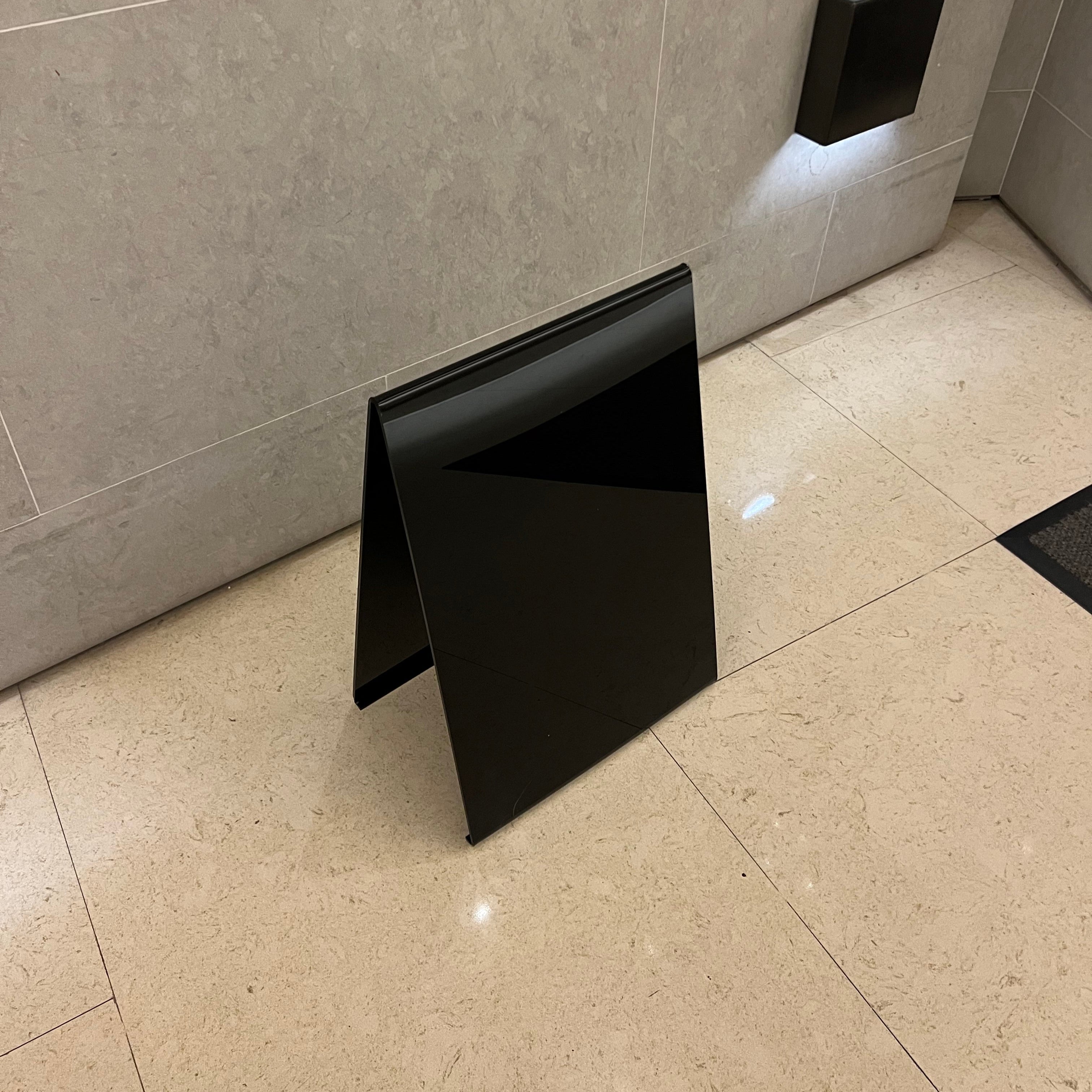 Acrylic A Frame Sidewalk Sign Black