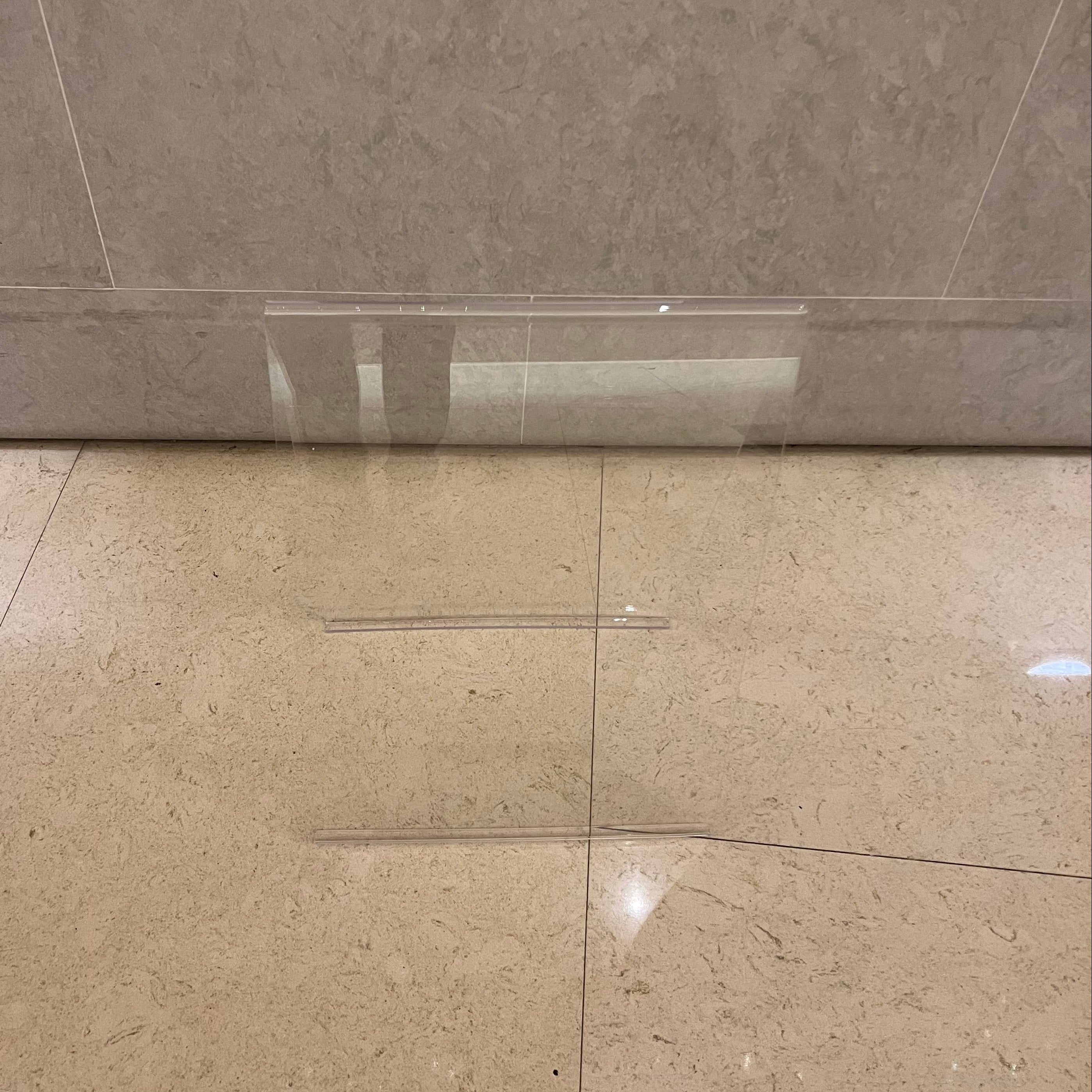 Acrylic A Frame Sidewalk Sign Top