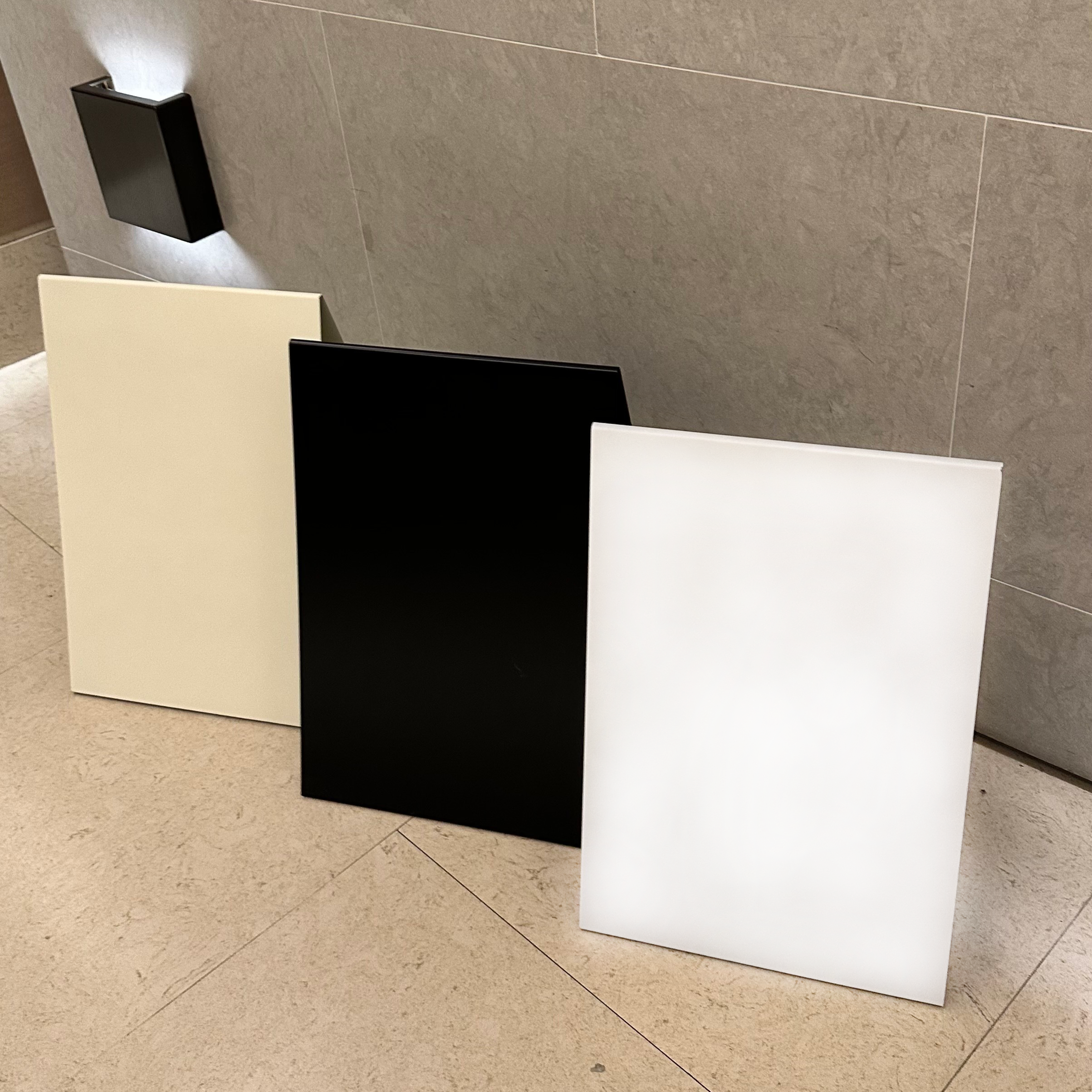 Black, White, Cream Stainless Steel A Frame