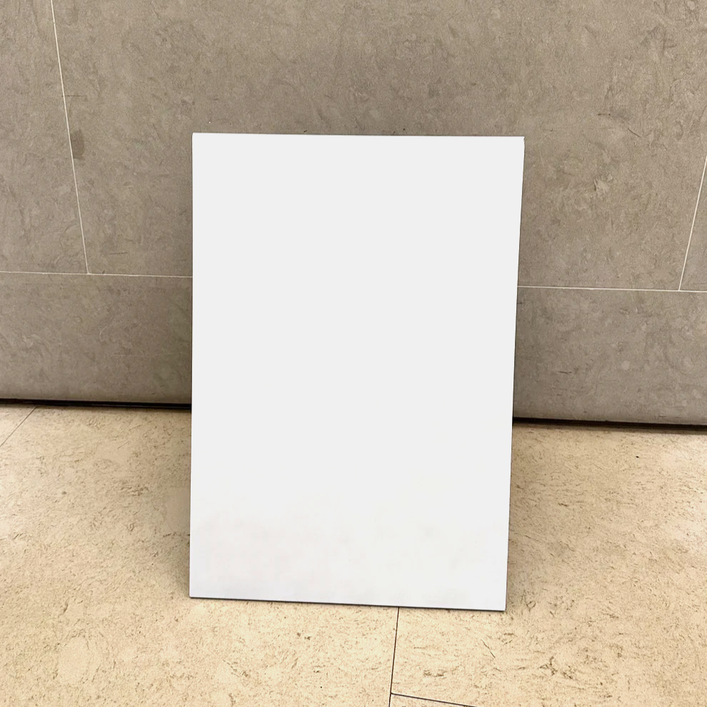 Stainless Steel A Frame White