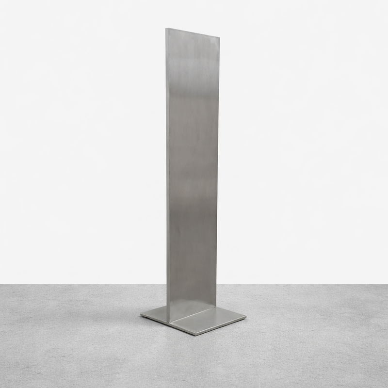 #047 - Stainless Steel Floor Sign Stand