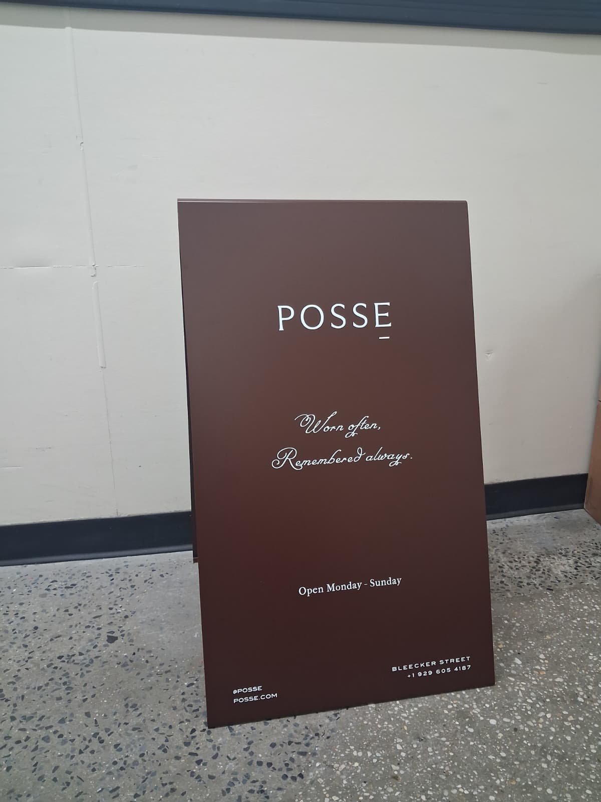 POSSE Brown Stainless Steel A-Frame