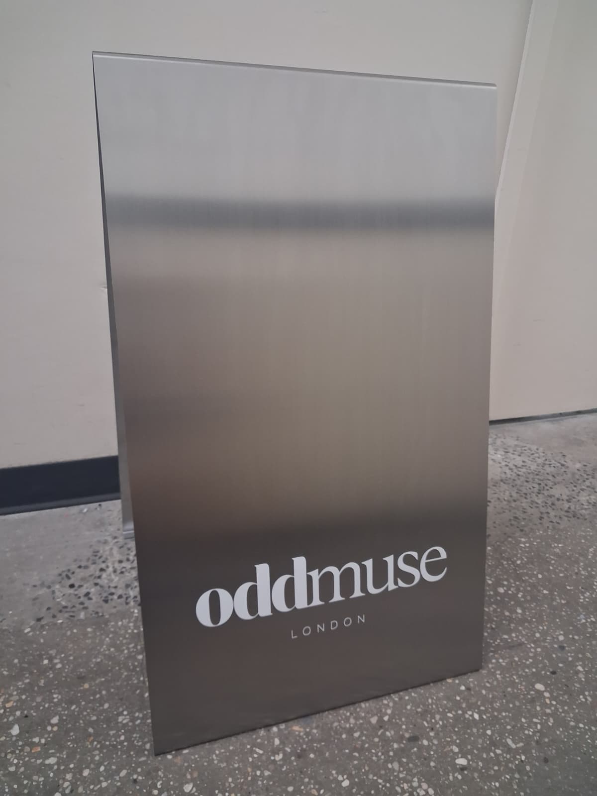 Odd Muse Brushed Stainless Steel A-Frame