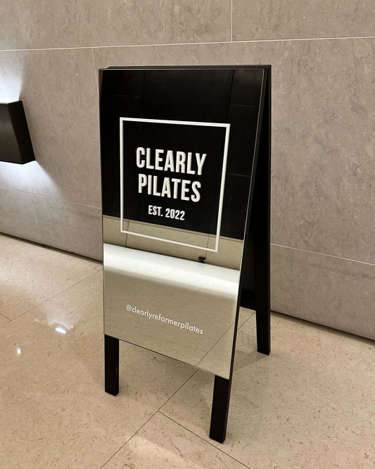 How to Pick the Perfect Sidewalk Sign for Your Pilates Studio