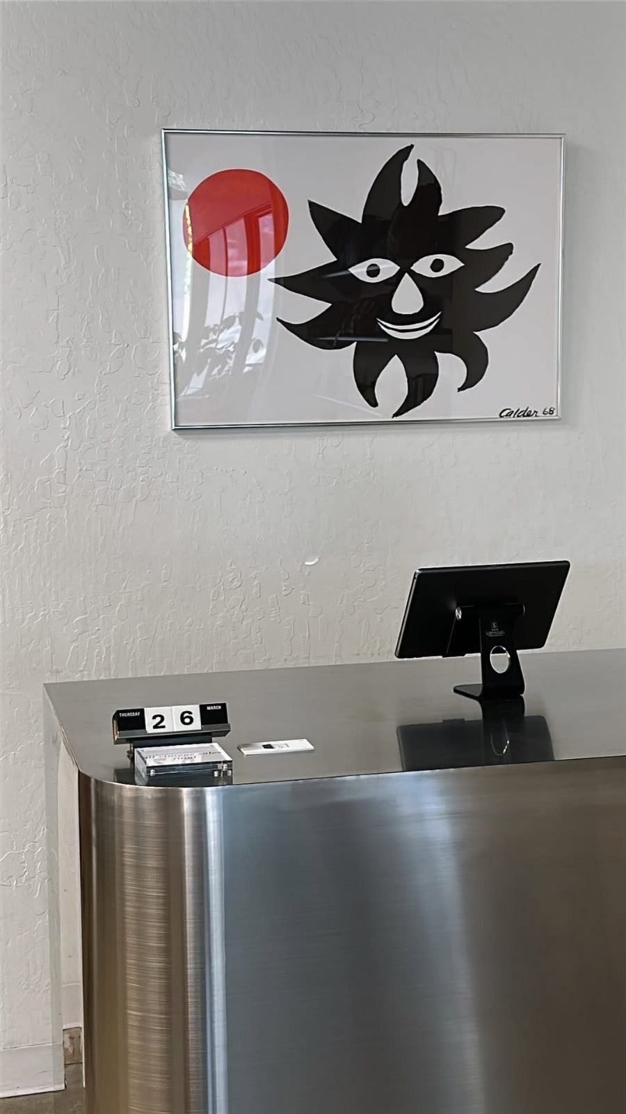 Rounded Stainless Steel Front Desk