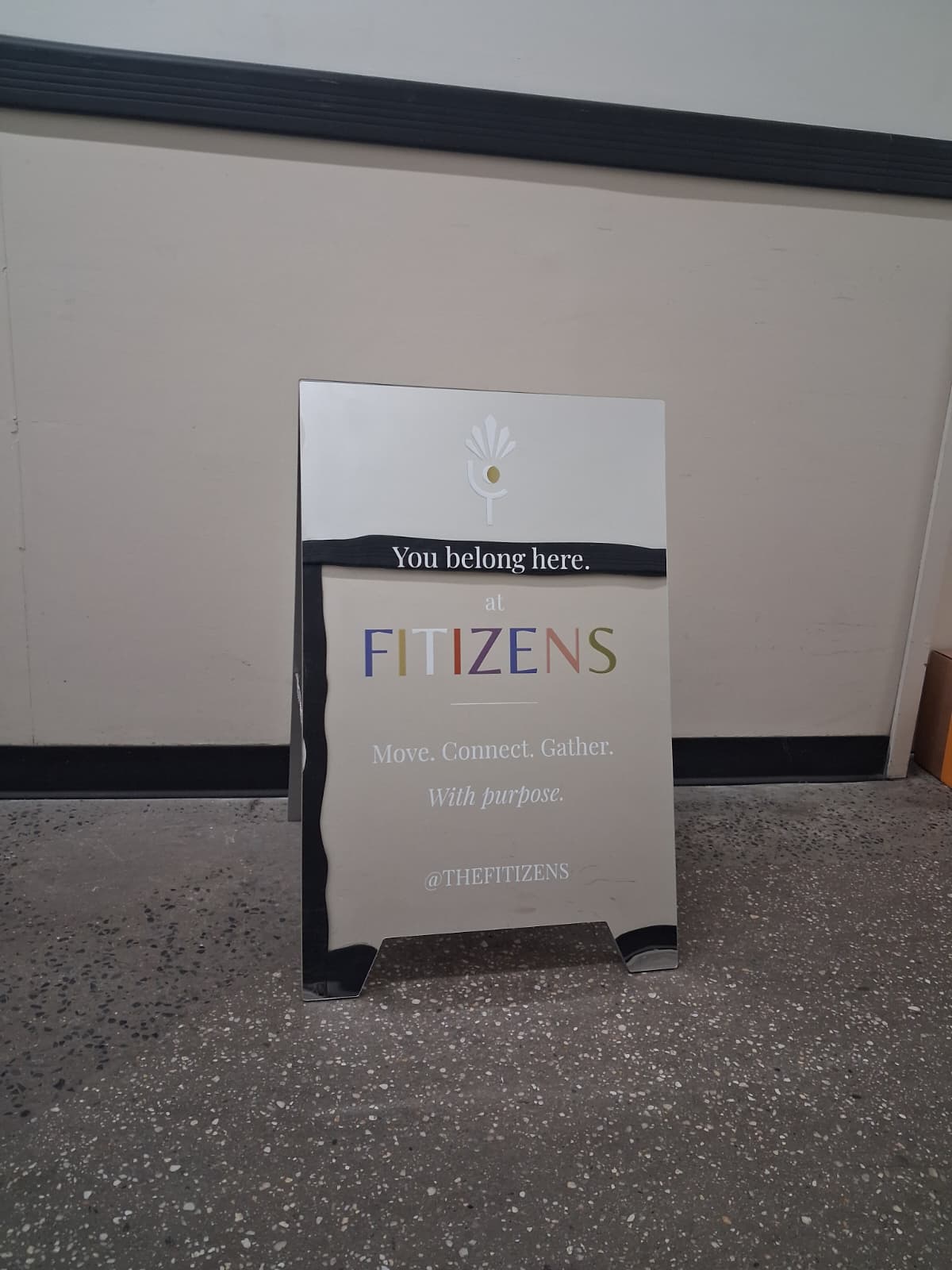  Mirrored Acrylic A-Frame Sandwich Board Sign