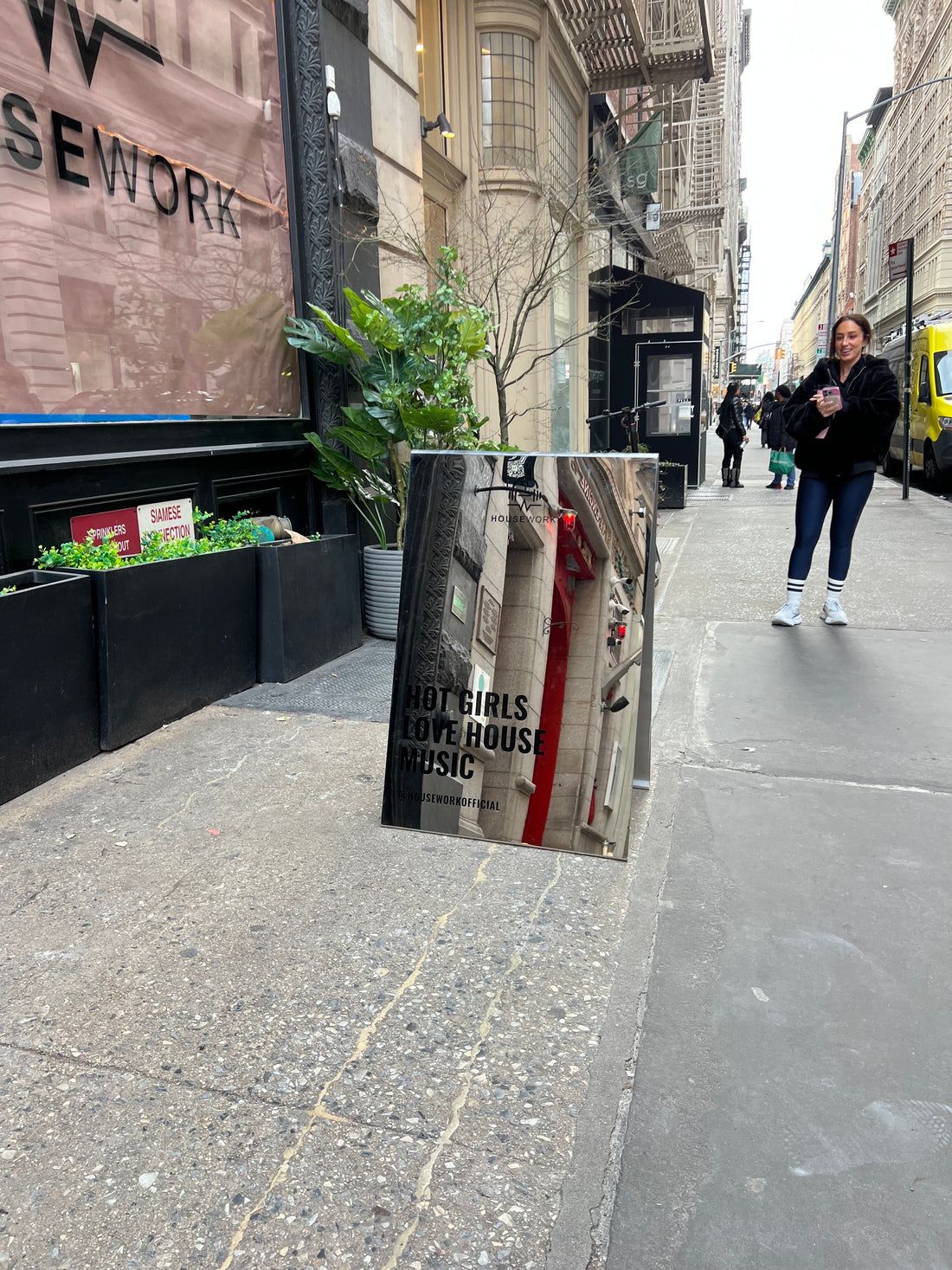 Housework - Flatiron, New York Sidewalk Sign