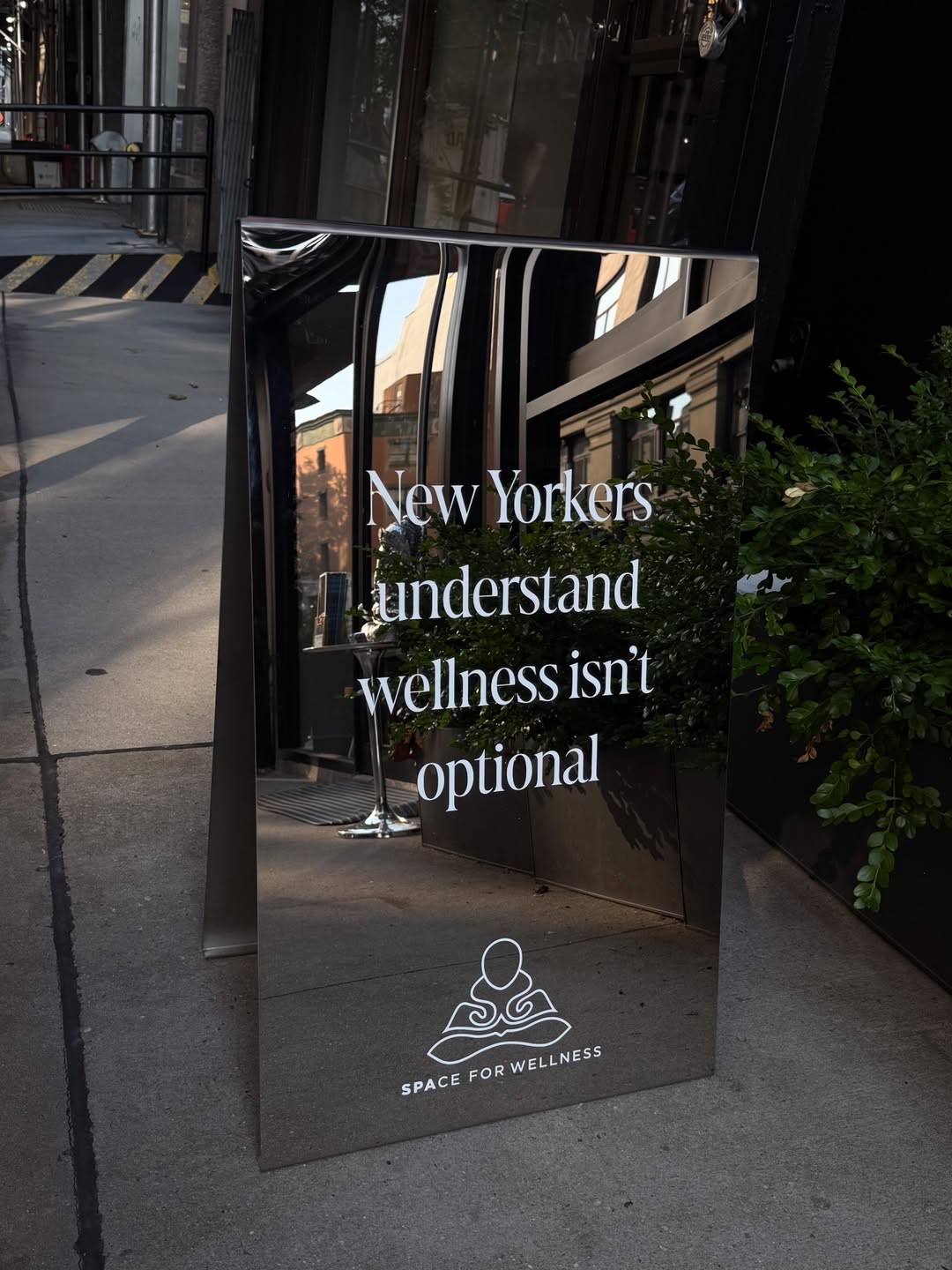 Space for Wellness - New York, Sidewalk Signs