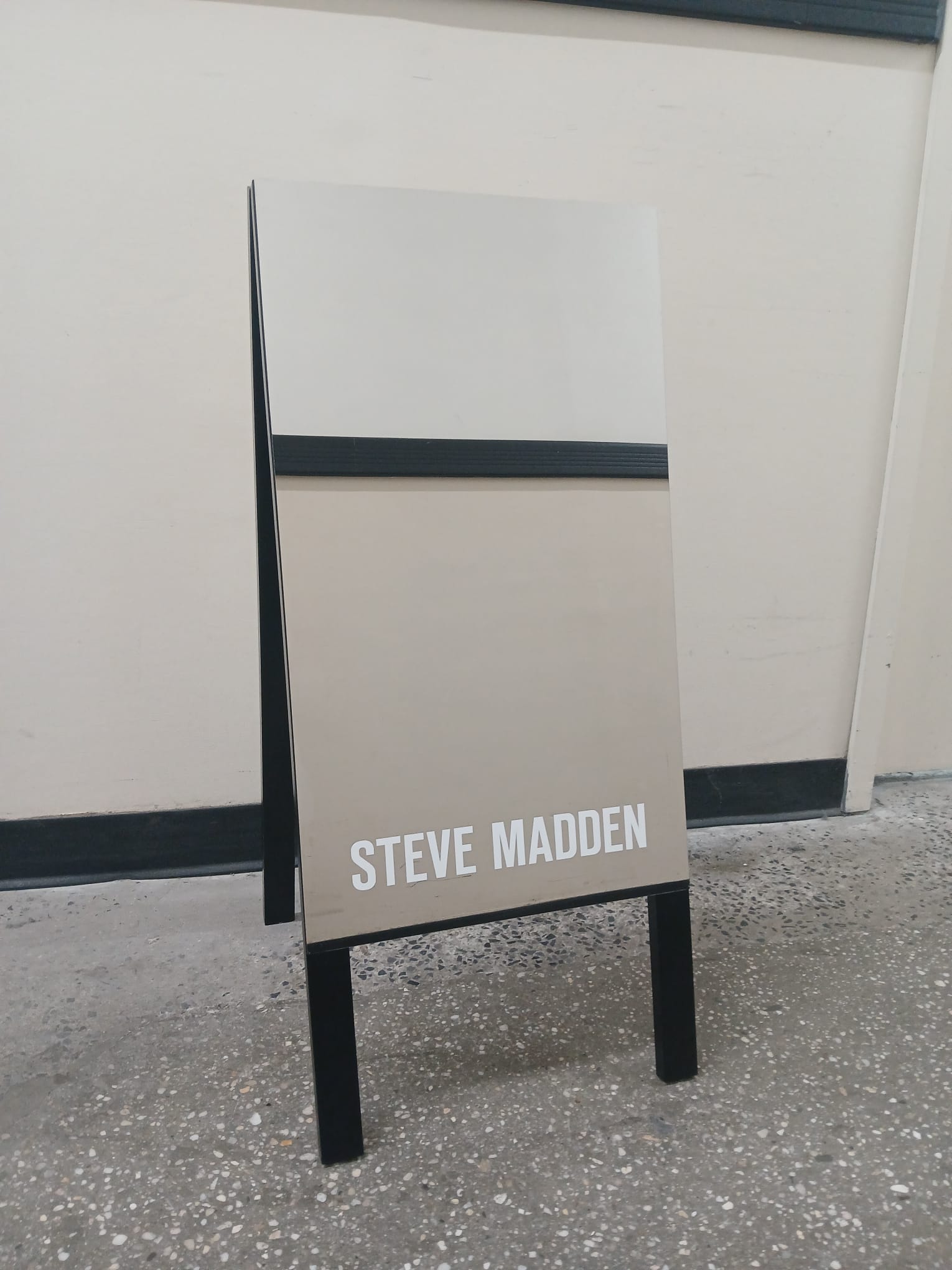 Mirrored A-Frame Sandwich Board Sign