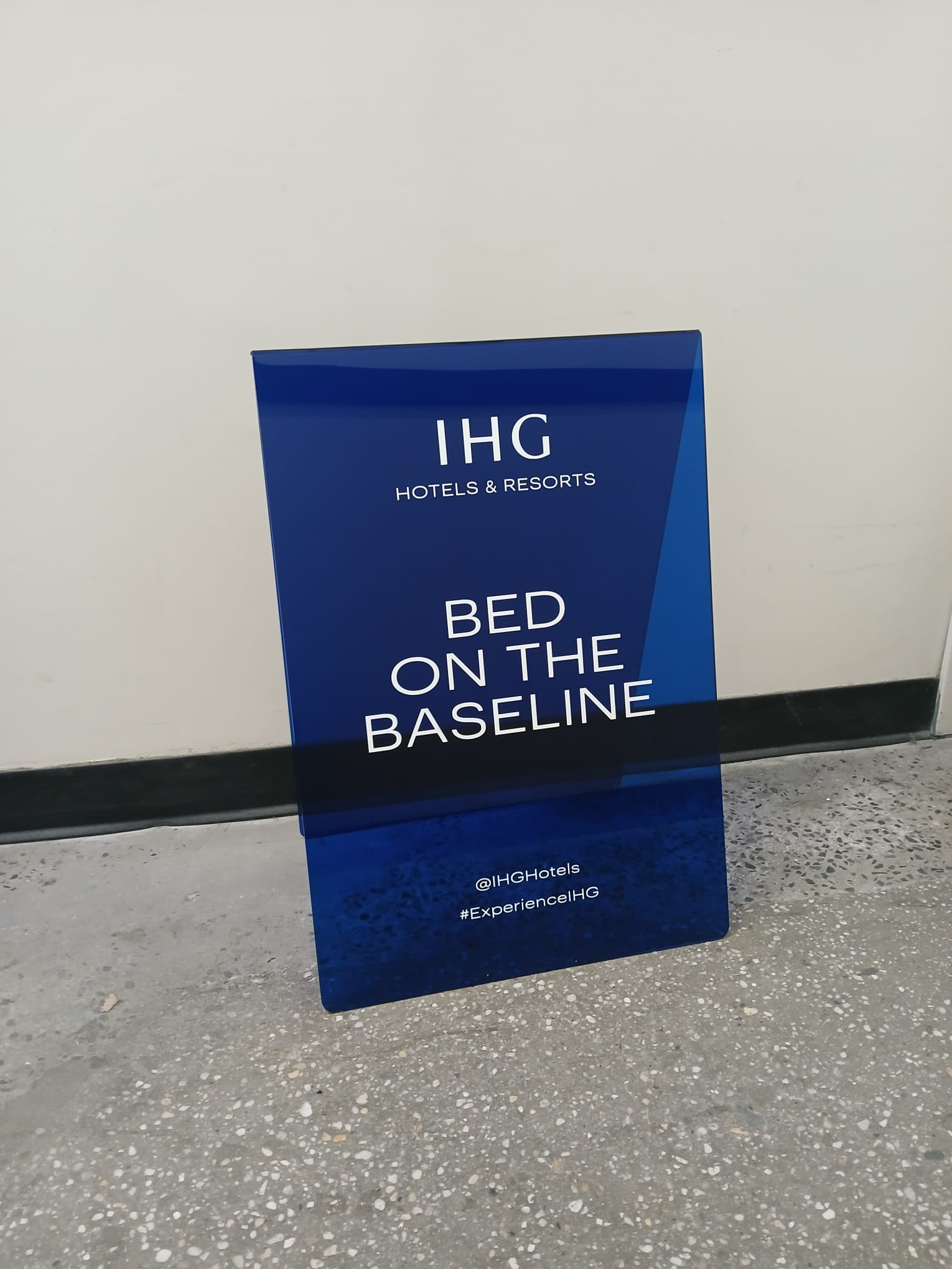 Transparent Acrylic A-Frame Sidewalk Sign