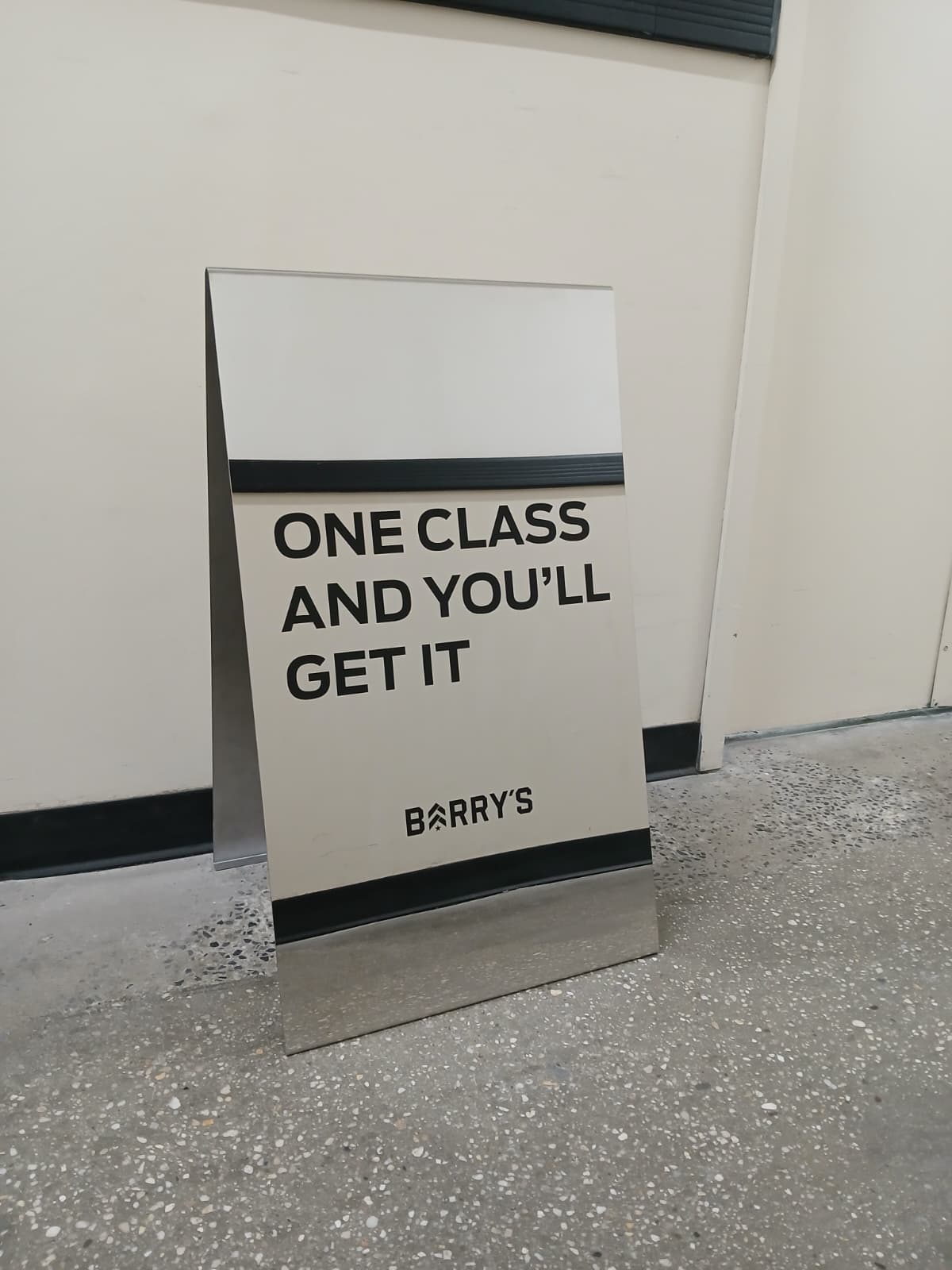 Brushed Stainless Steel A-Frame Sidewalk Sign