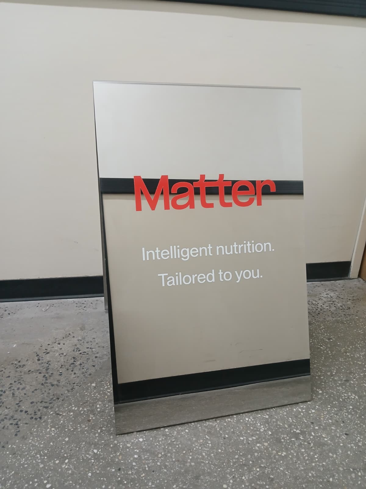 Mirrored Stainless Steel A-Frame Sidewalk Sign