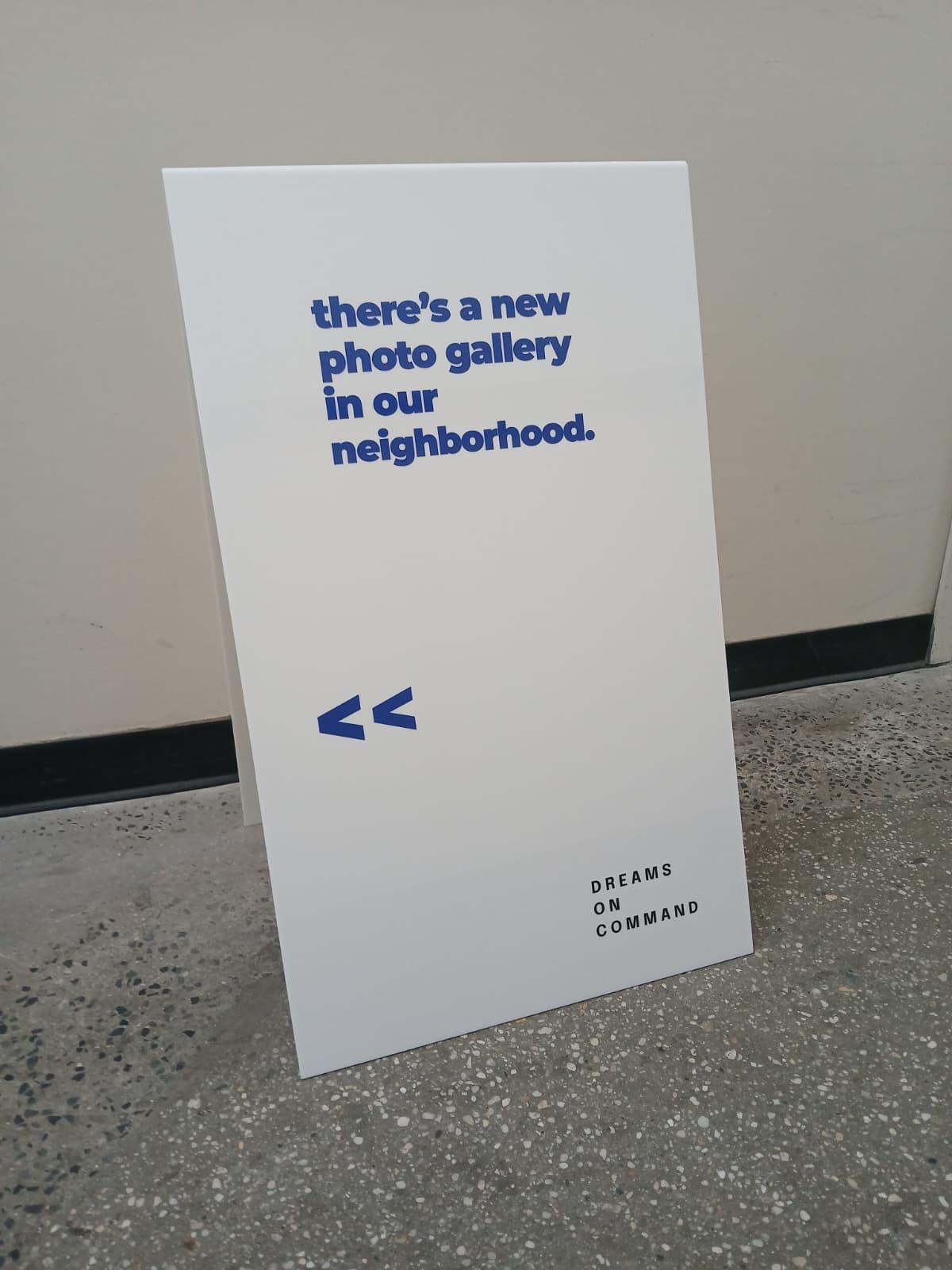 Opaque Acrylic A-Frame Sidewalk Sign