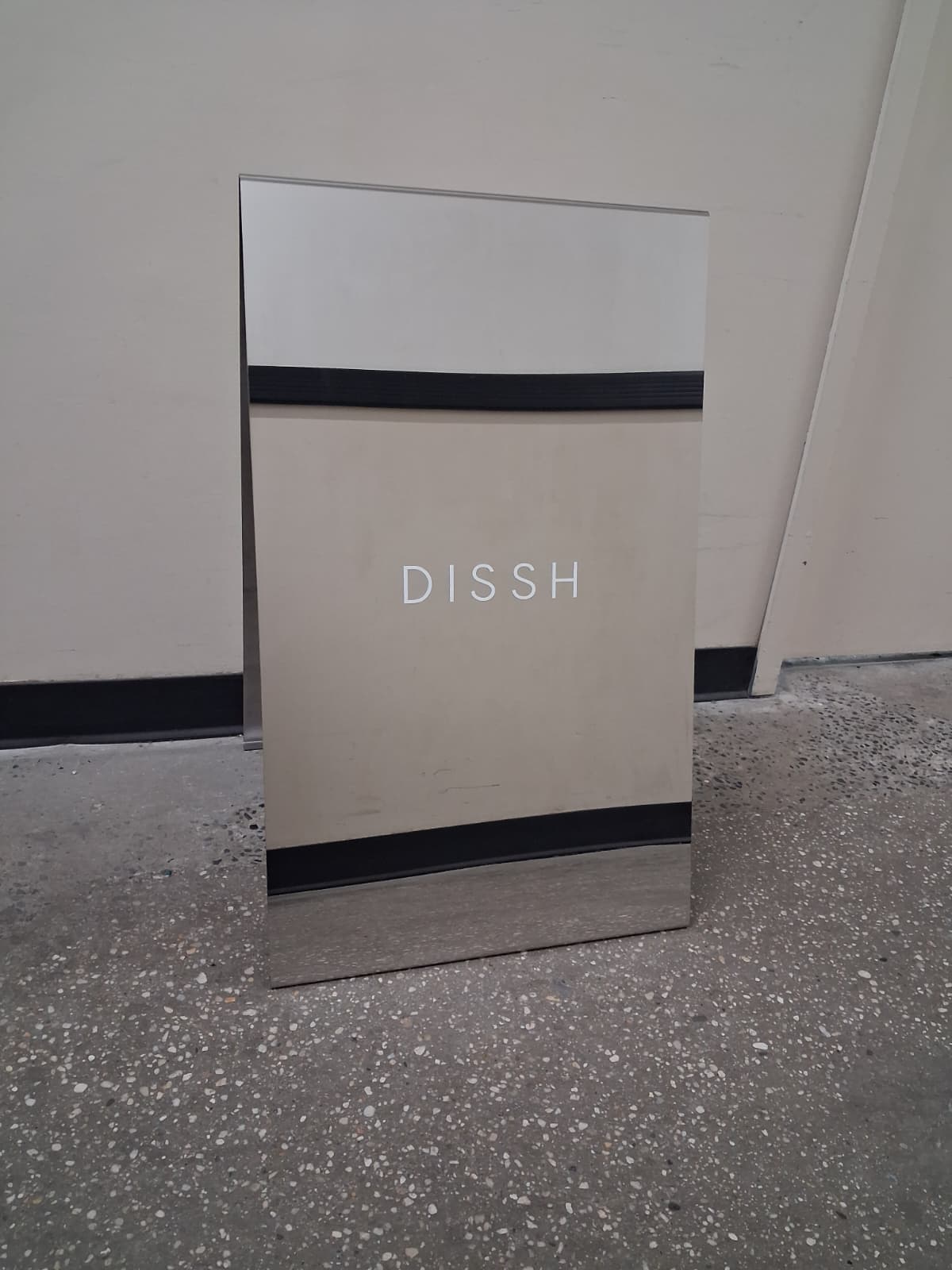 Mirrored Stainless Steel A-Frame Sidewalk Sign