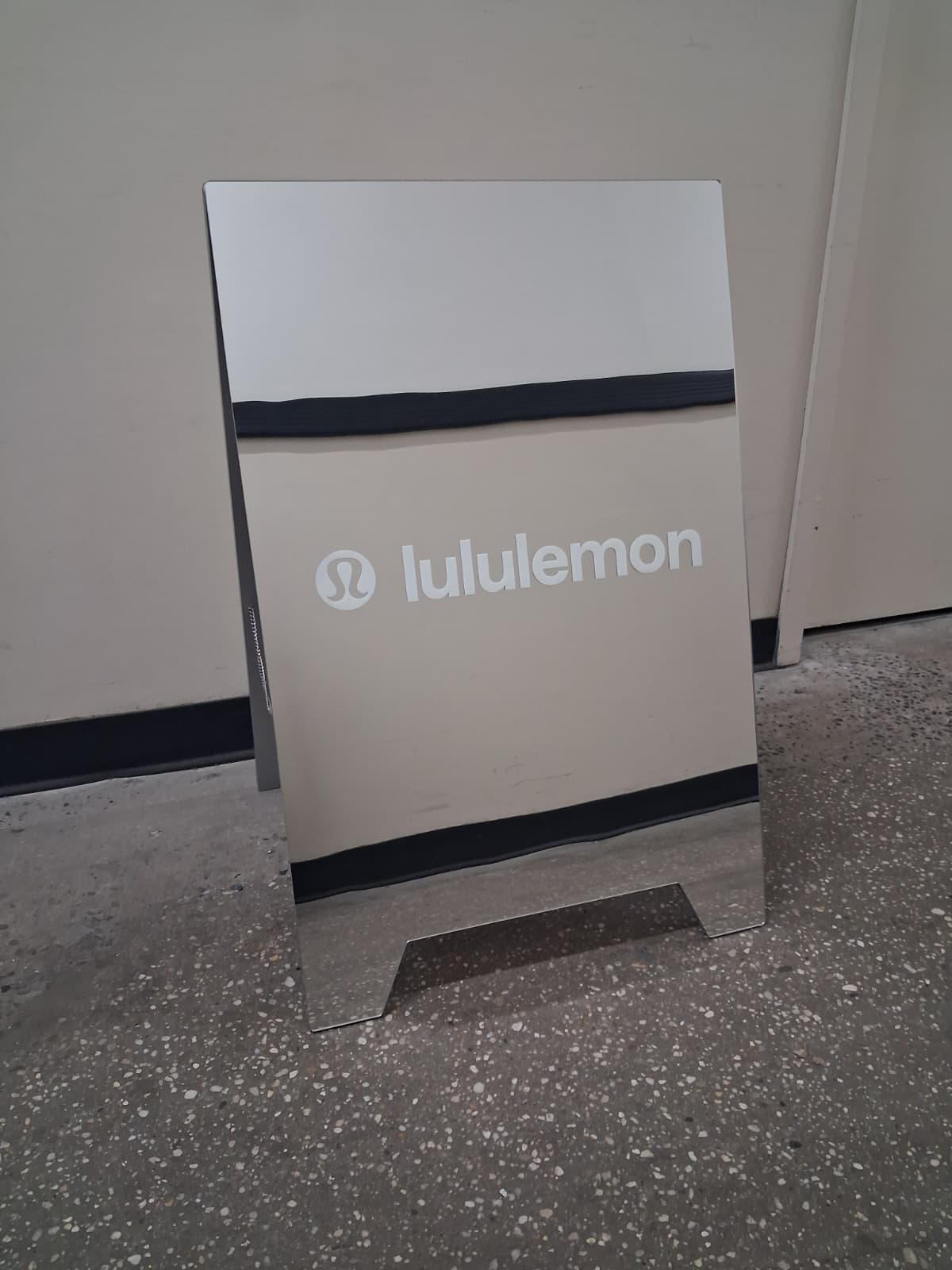 Mirrored Acrylic A-Frame Sandwich Board Sign