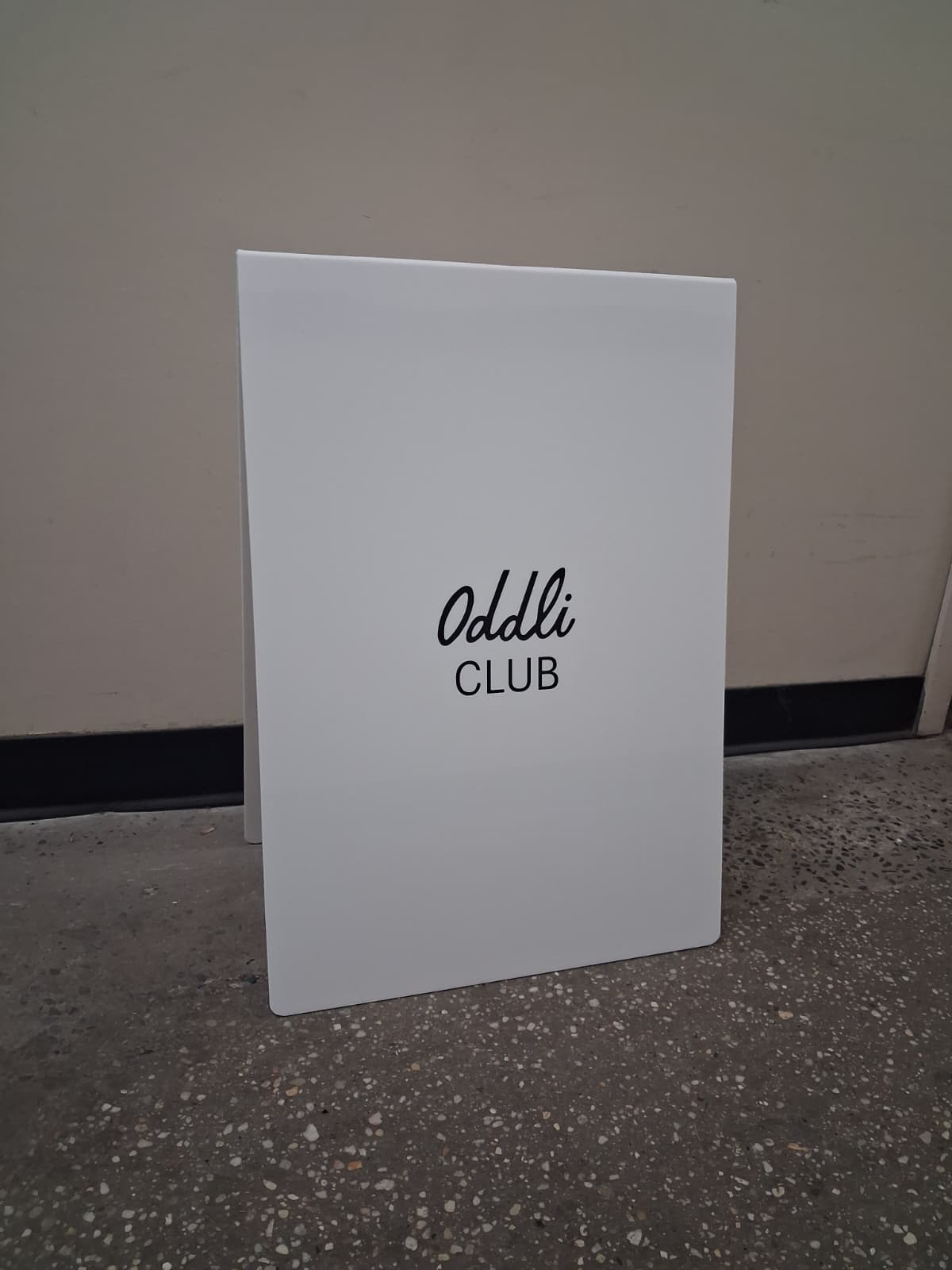 Opaque Acrylic A-Frame Sidewalk Sign