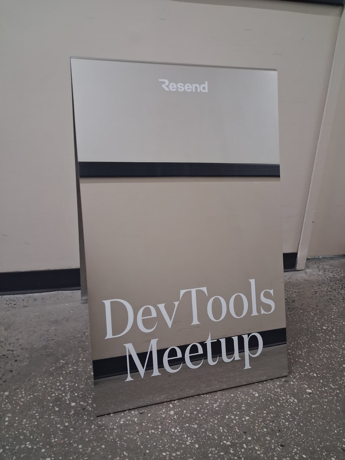 Mirrored Stainless Steel A-Frame Sidewalk Sign