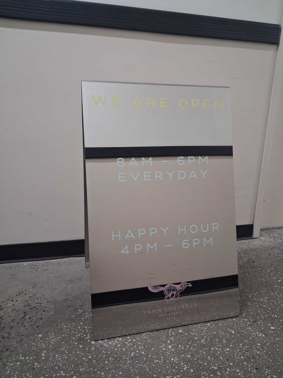 Mirrored Stainless Steel A-Frame Sidewalk Sign