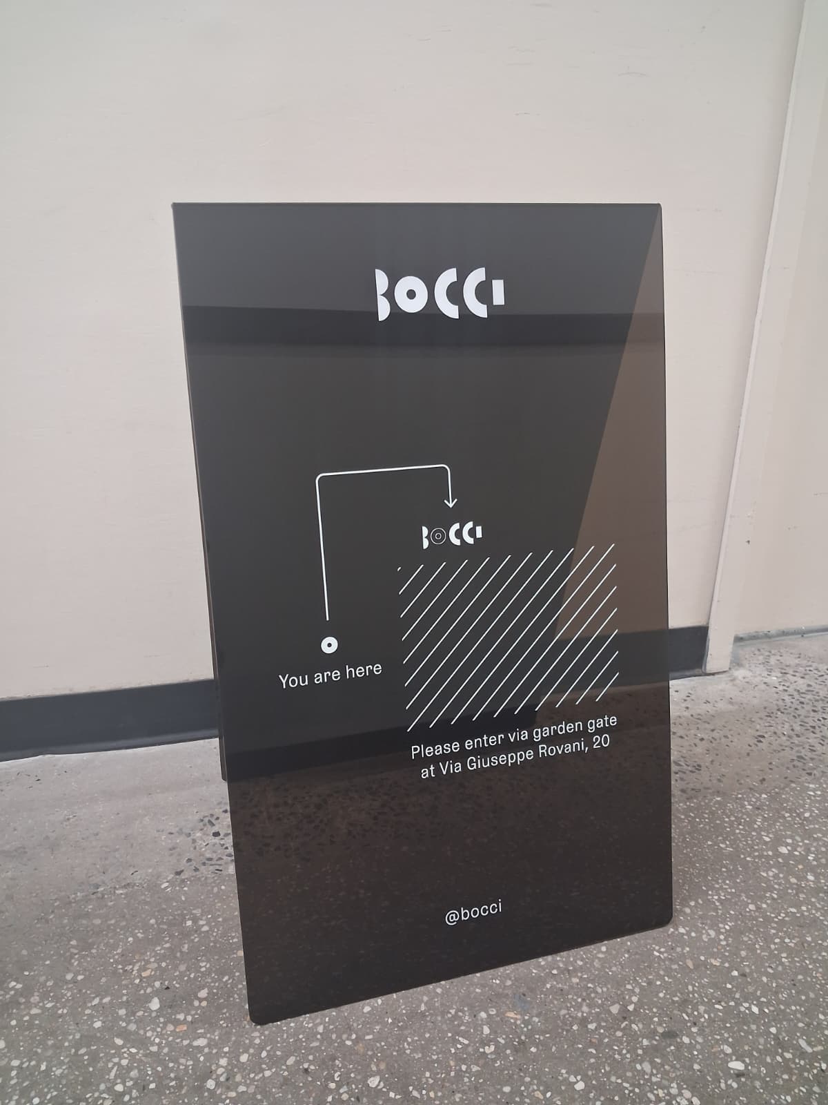 Transparent Acrylic A-Frame Sidewalk Sign