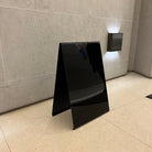 Acrylic A Frame Sidewalk Sign Black Left