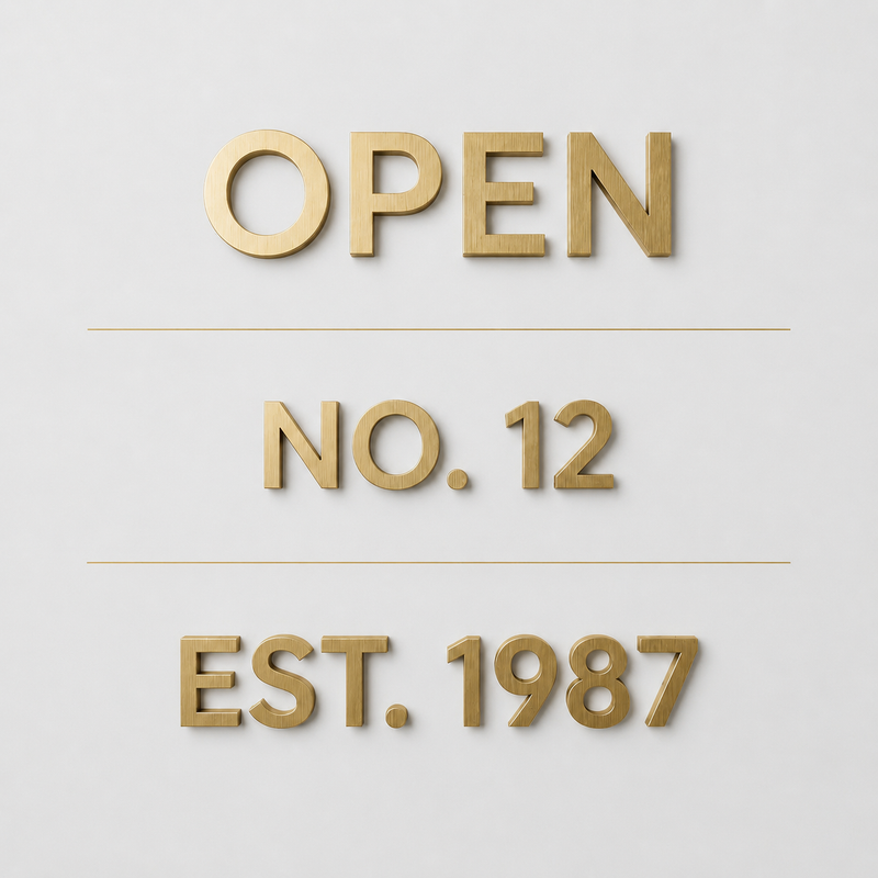 #061 - Brass Metal Letters & Signs
