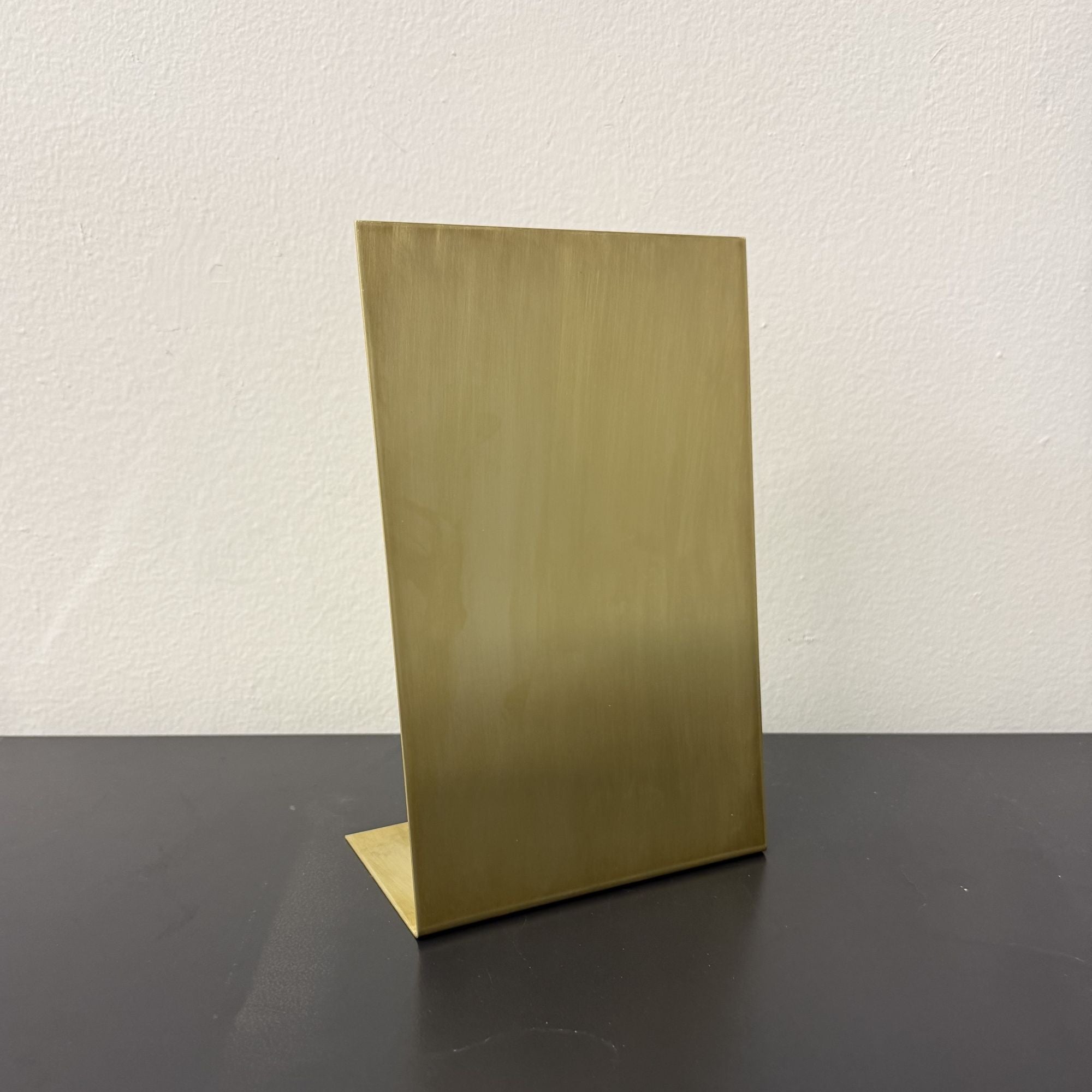Brass Tabletop Stand | Premium Menu & Sign Holder – Signs and Mirrors