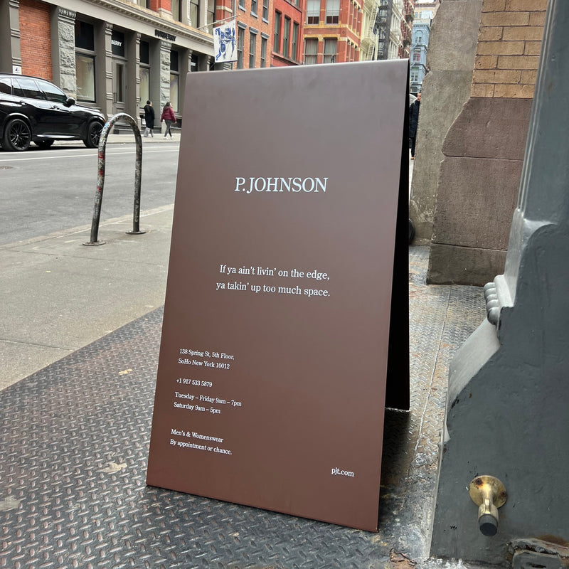 Custom sidewalk sign